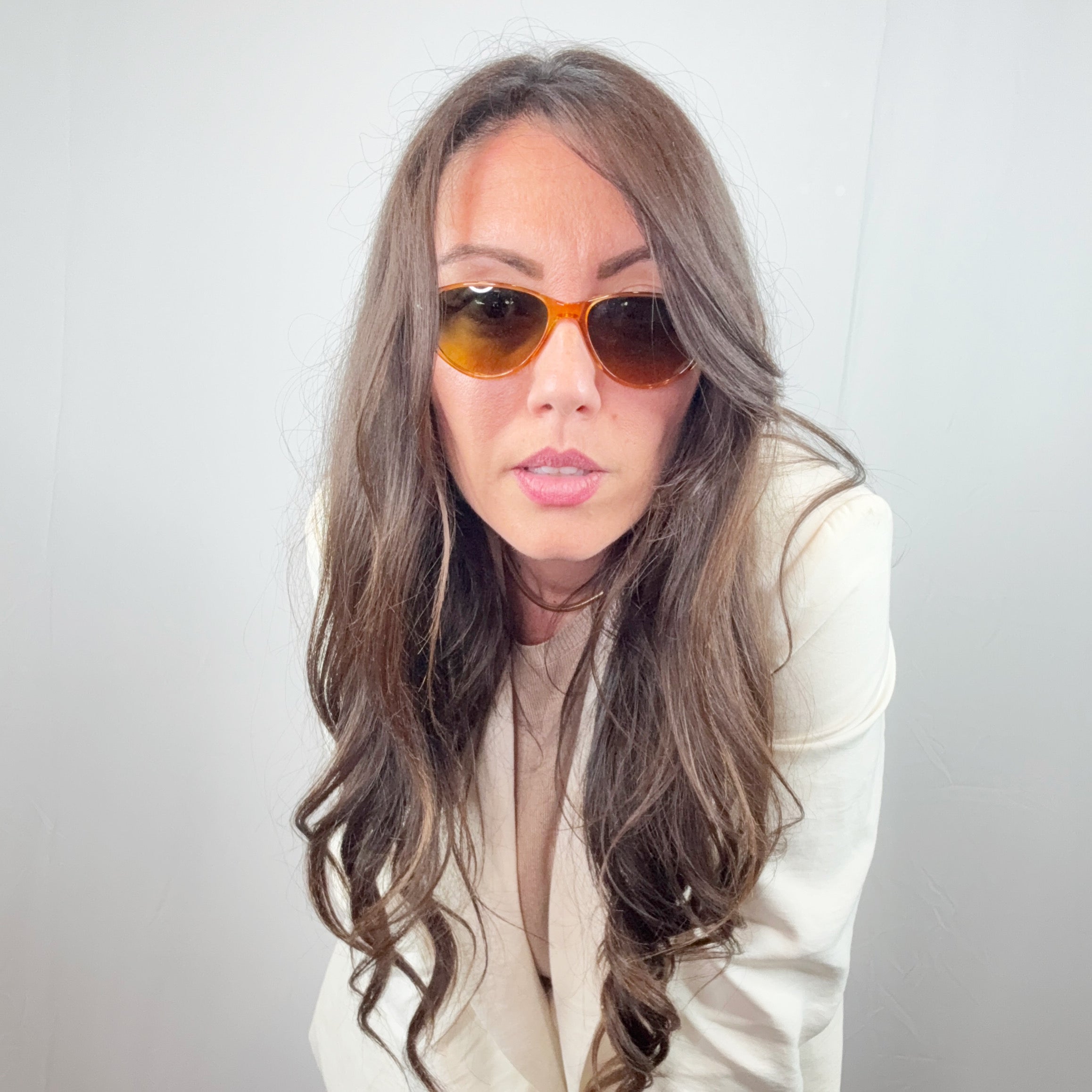 Fendi by Lozza Vintage Bicolor Sunglasses Mod. FV 100 54/16 135mm