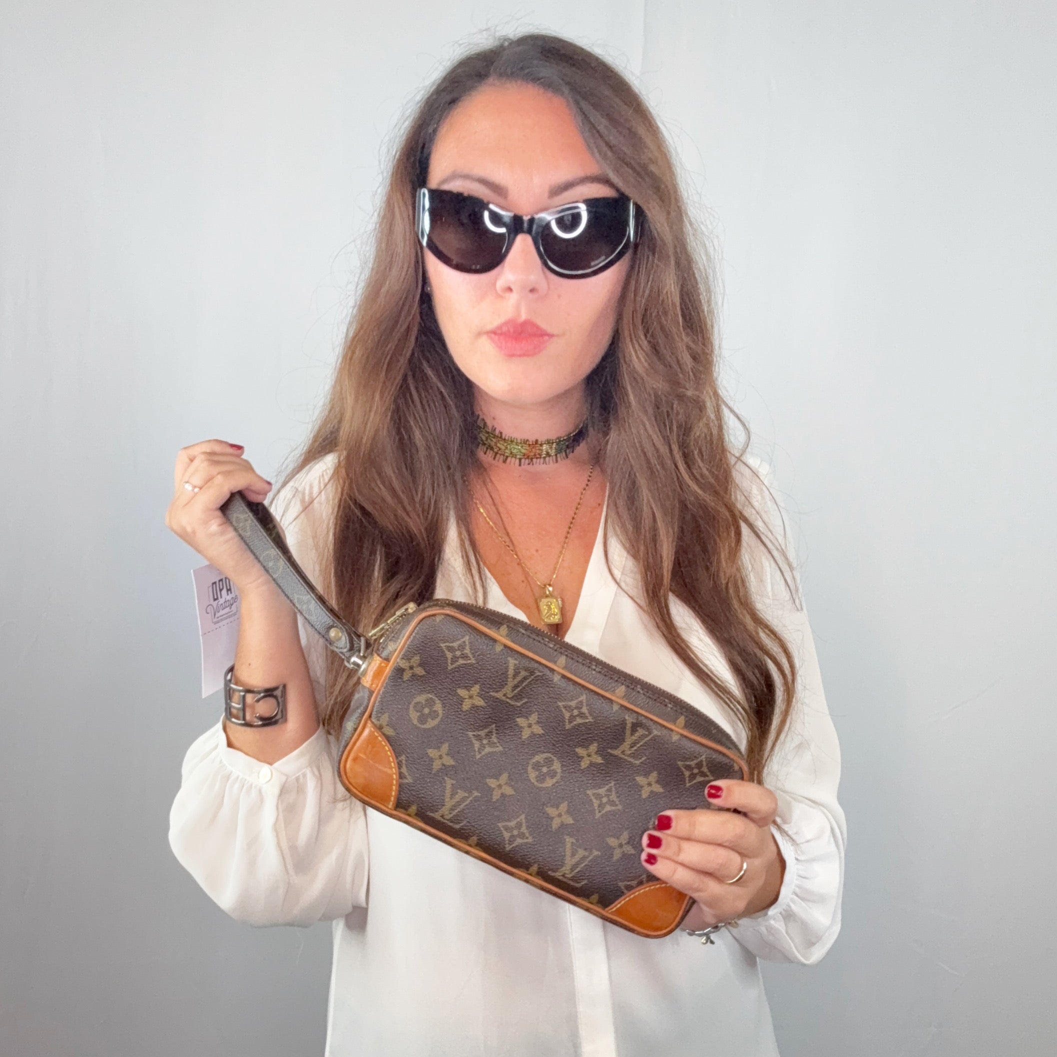 Louis Vuitton Vintage Monogramm Marly Bandouliere Messenger Bag