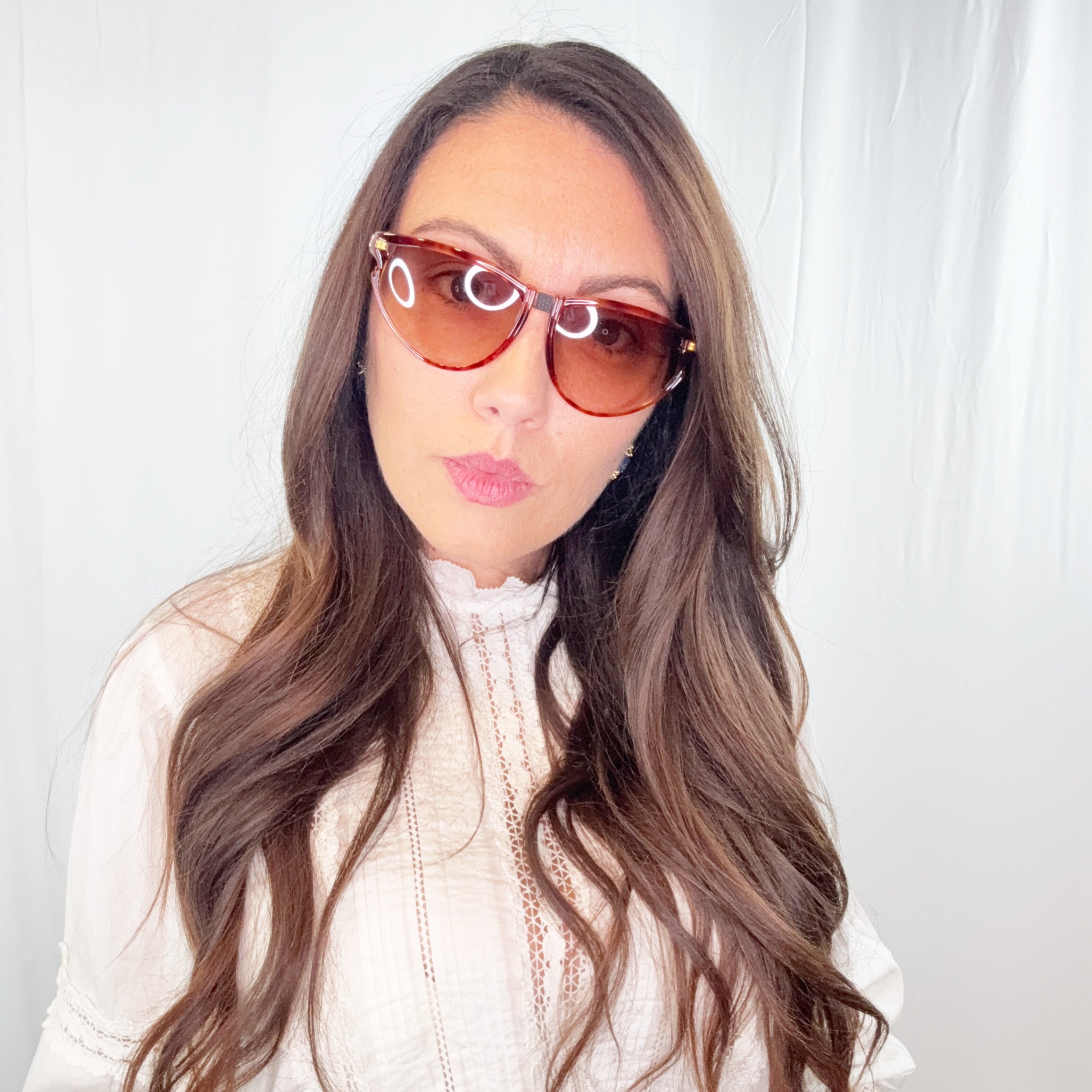 Givenchy Paris Vintage Brown Women Sunglasses mod SG01 COL 02