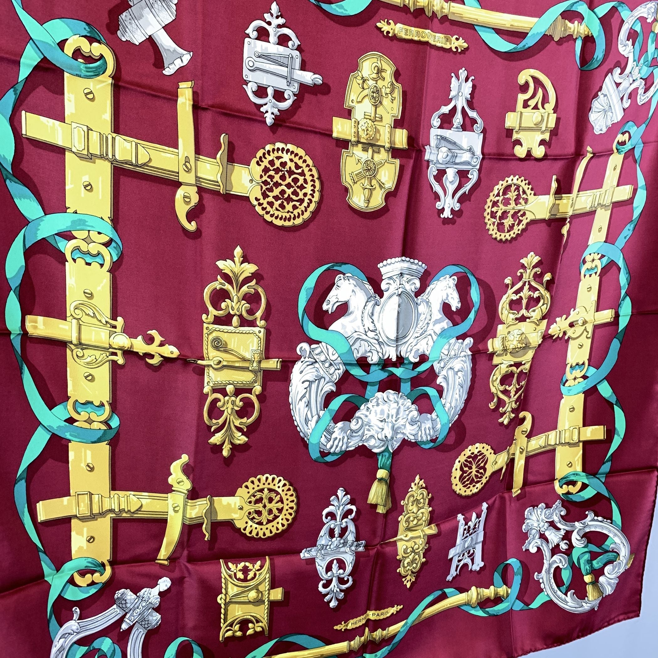 HERMES Scarves Ferronnerie