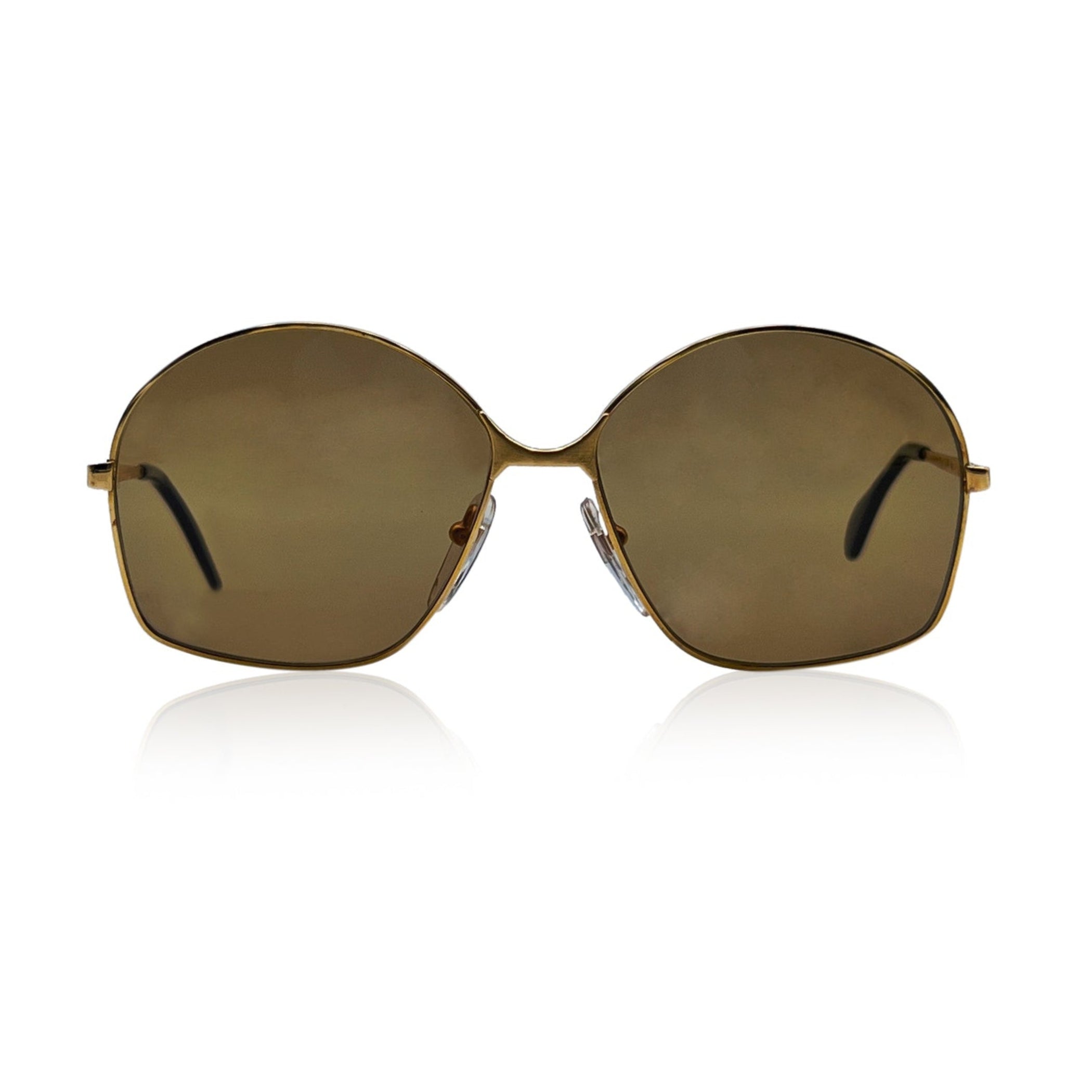 Bausch & Lomb Vintage 70s Mint Unisex Gold Sunglasses Mod. 516