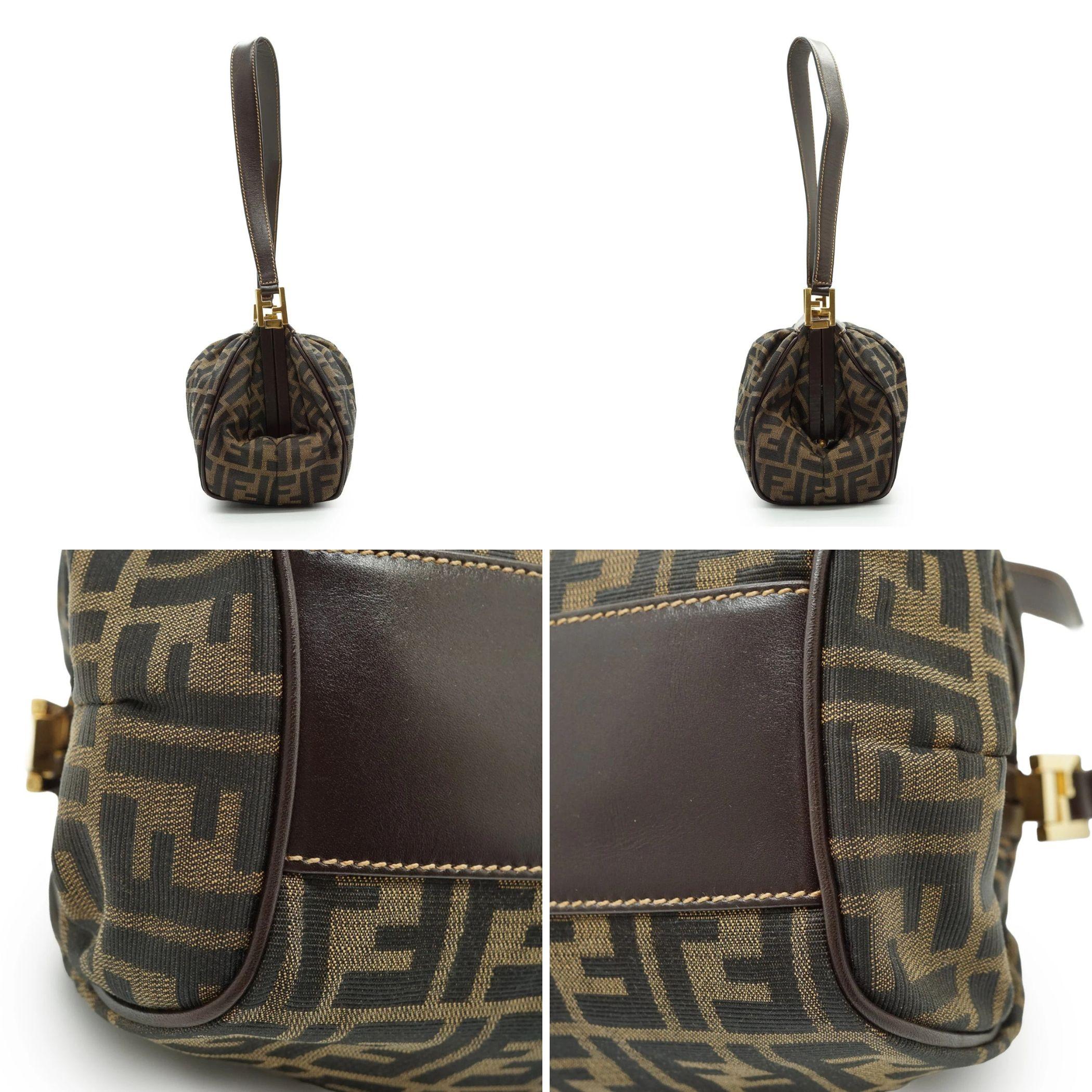 Fendi Zucca Shoulder Bags