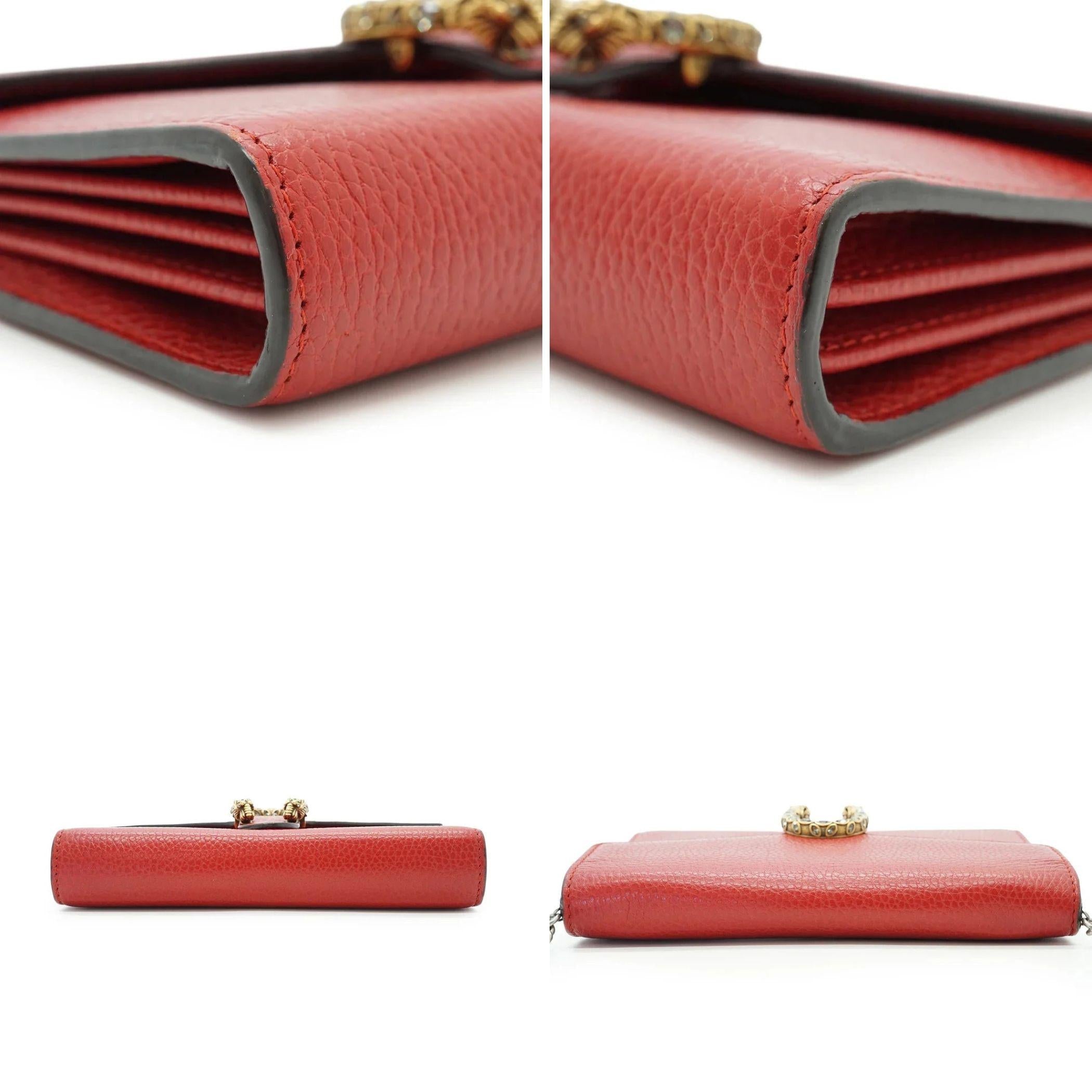 Gucci Dionysus Chain Wallet Crossbody Bags