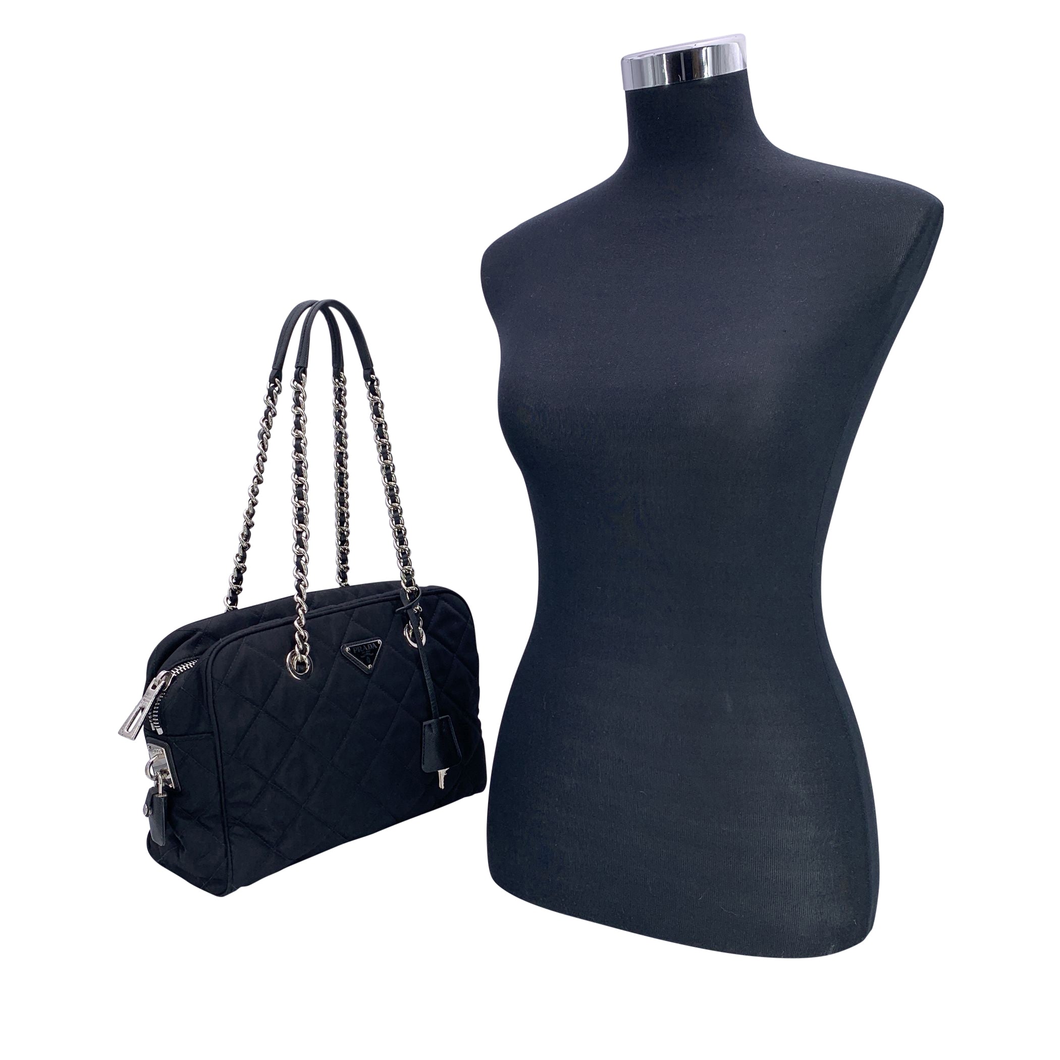 PRADA Shoulder Bags Tessuto