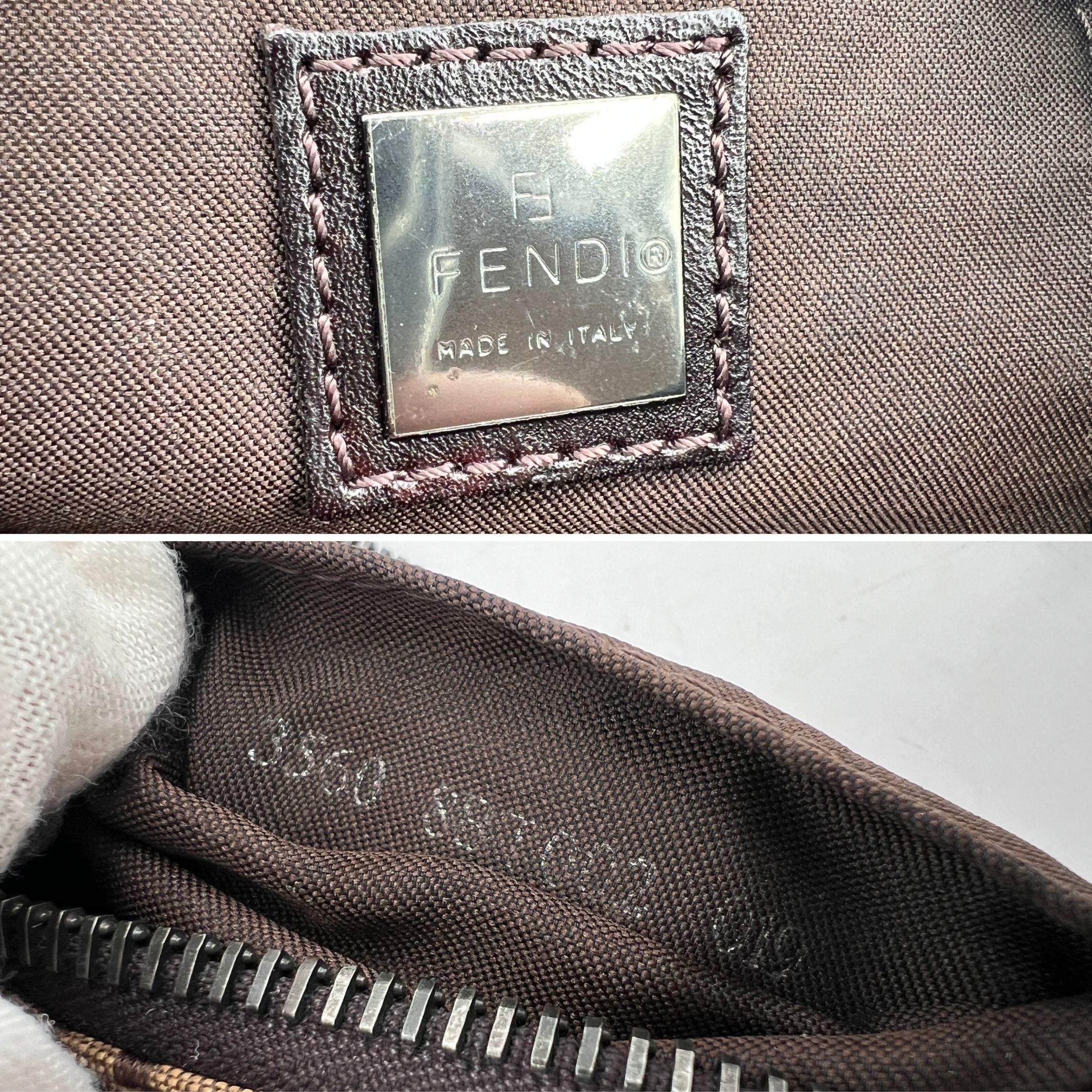 Fendi Zucchino Crossbody Crossbody Bags