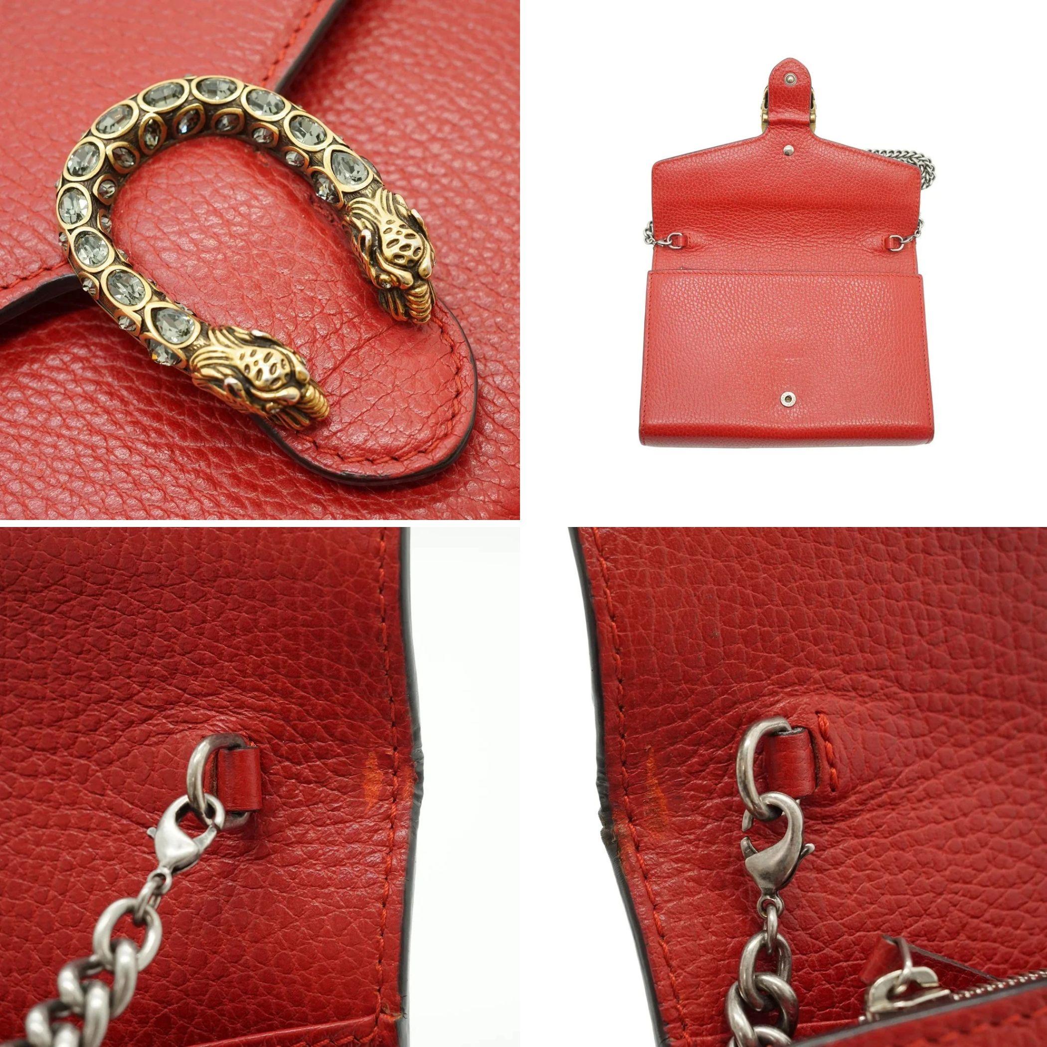 Gucci Dionysus Chain Wallet Crossbody Bags