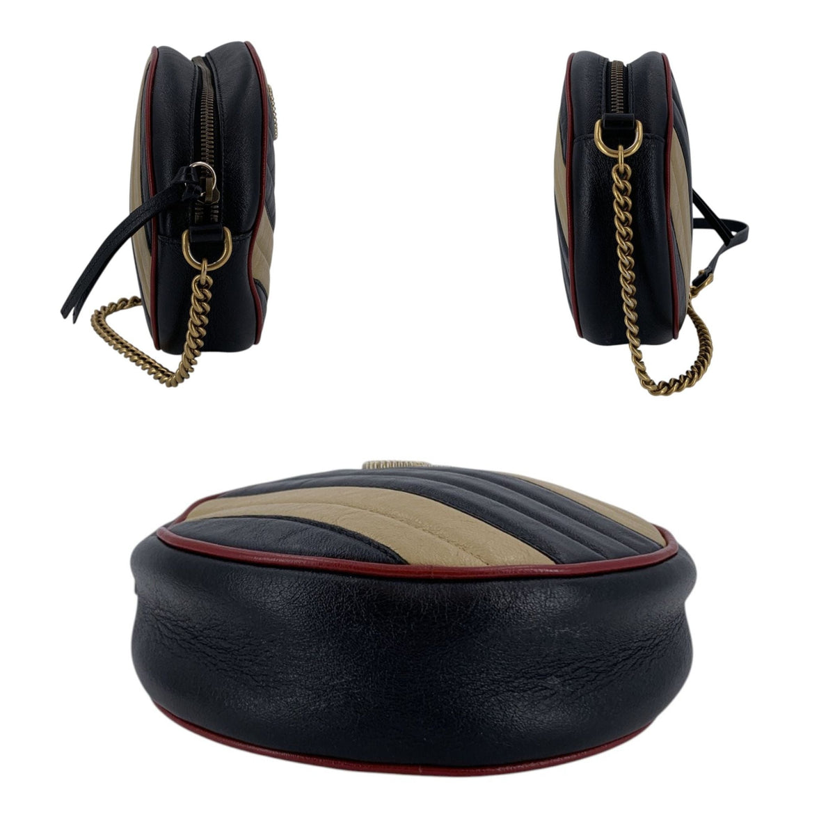 Gucci GG Marmont Round Crossbody Bags