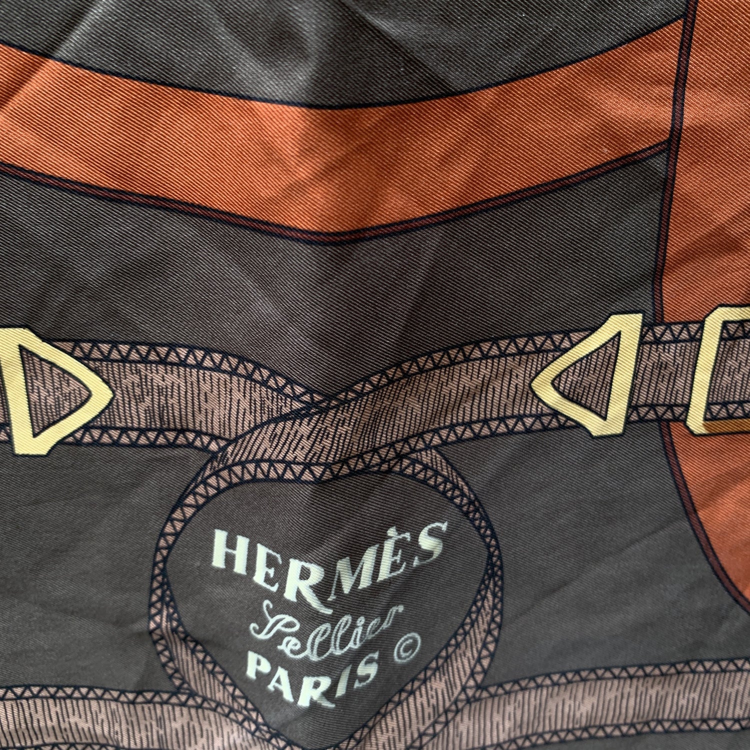 HERMES Scarves Eperon D'Or