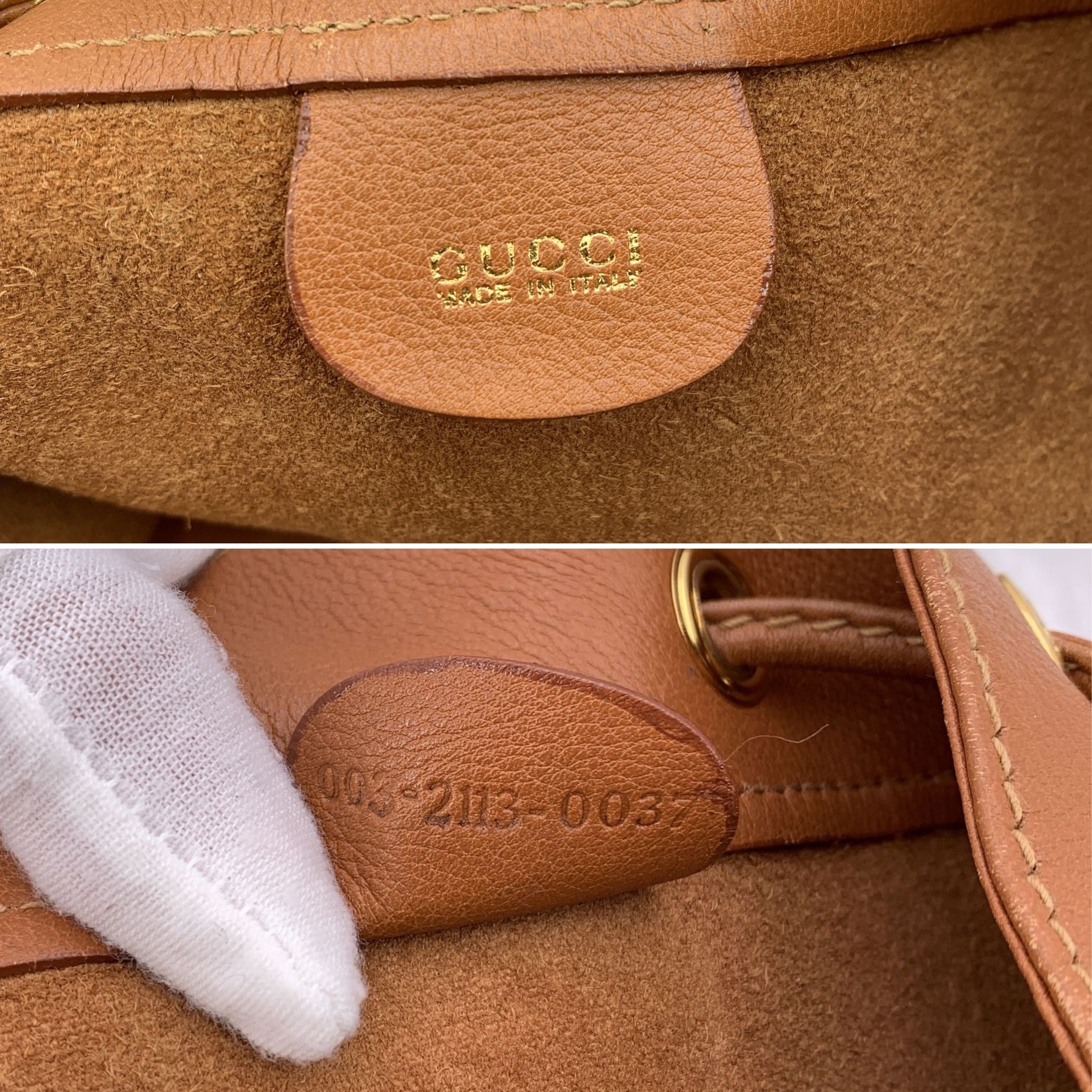 GUCCI Backpacks Bamboo