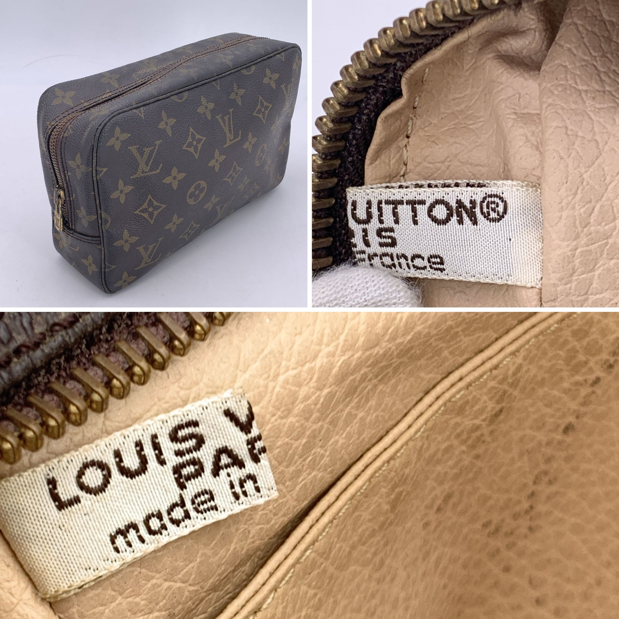 LOUIS VUITTON Clutches Trousse de Toilette