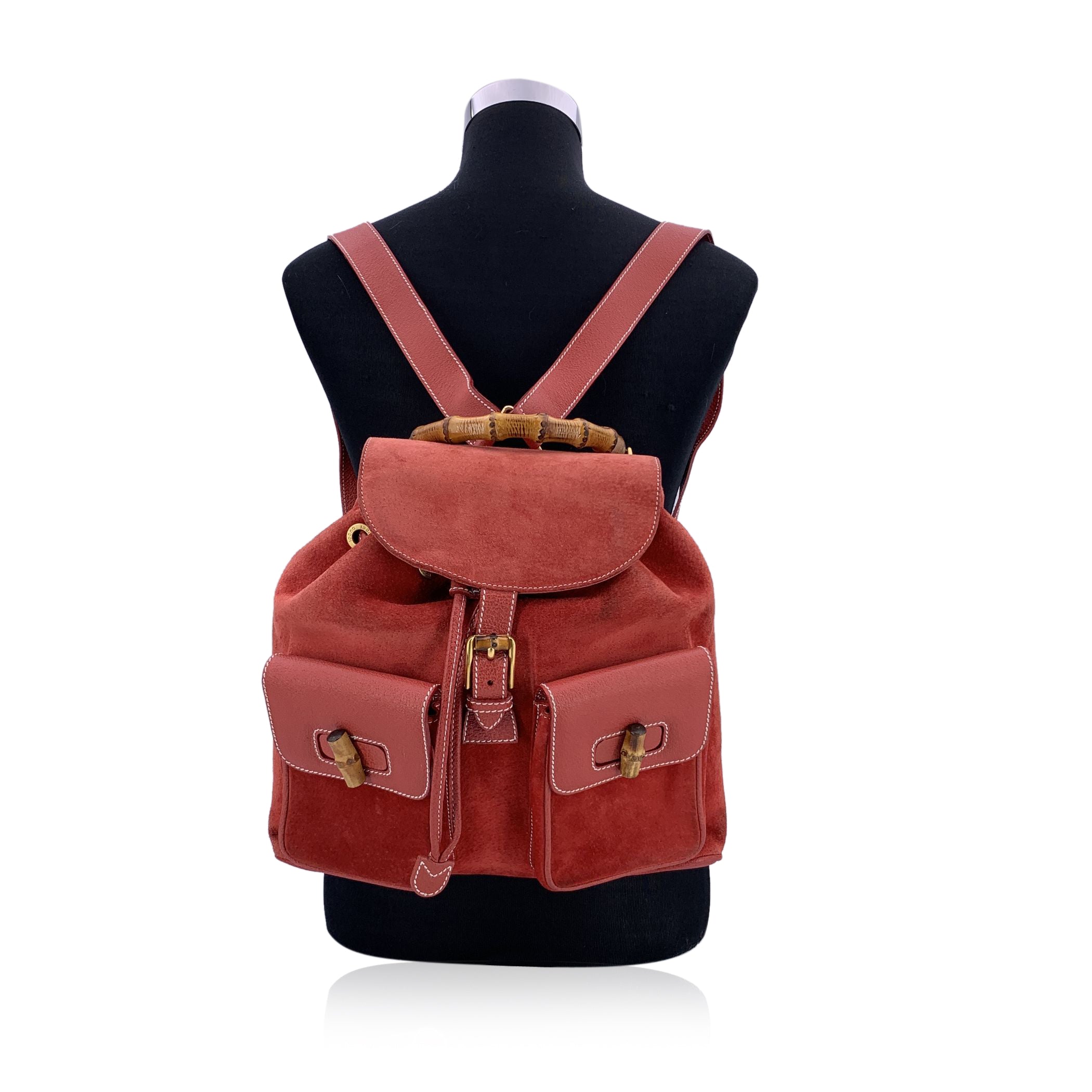 GUCCI Backpacks Bamboo