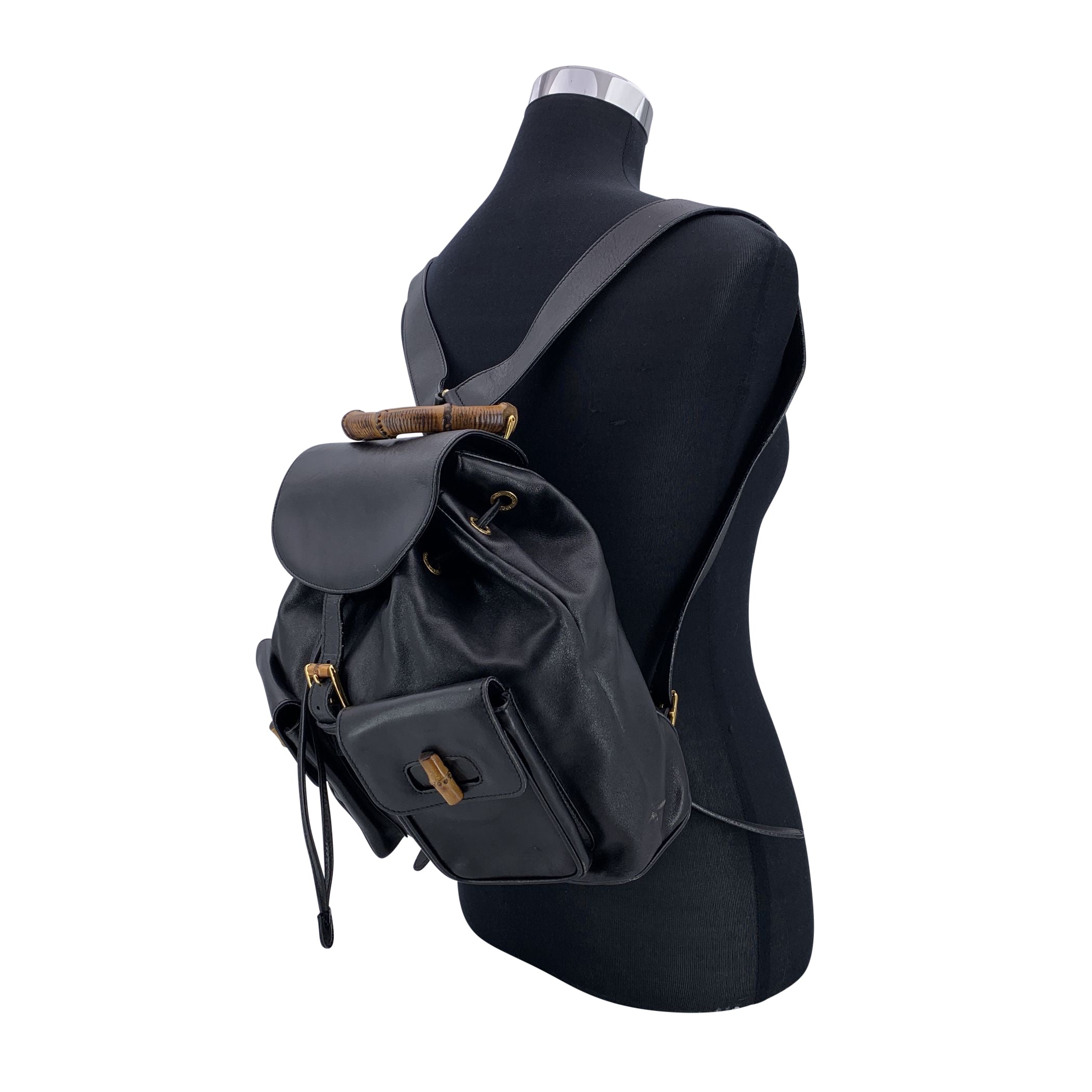 GUCCI Backpacks Bamboo