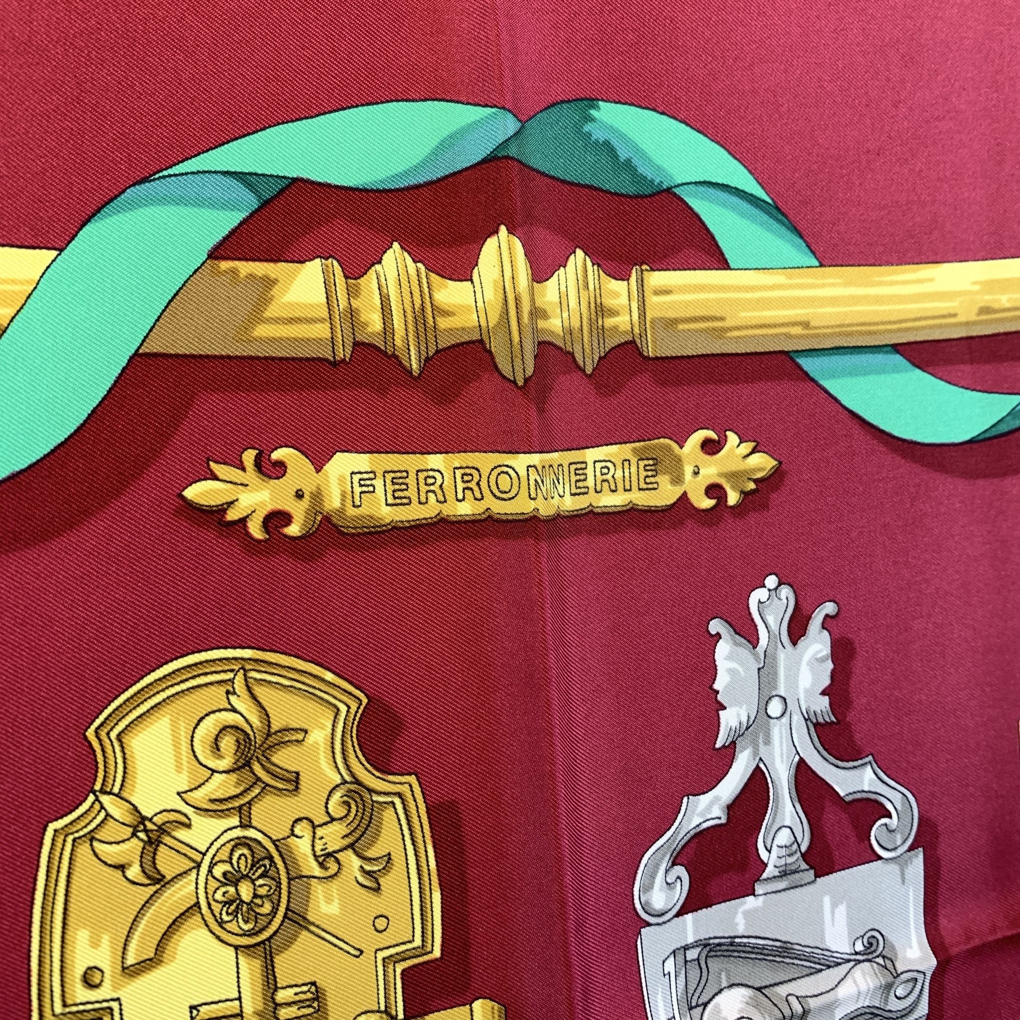 HERMES Scarves Ferronnerie