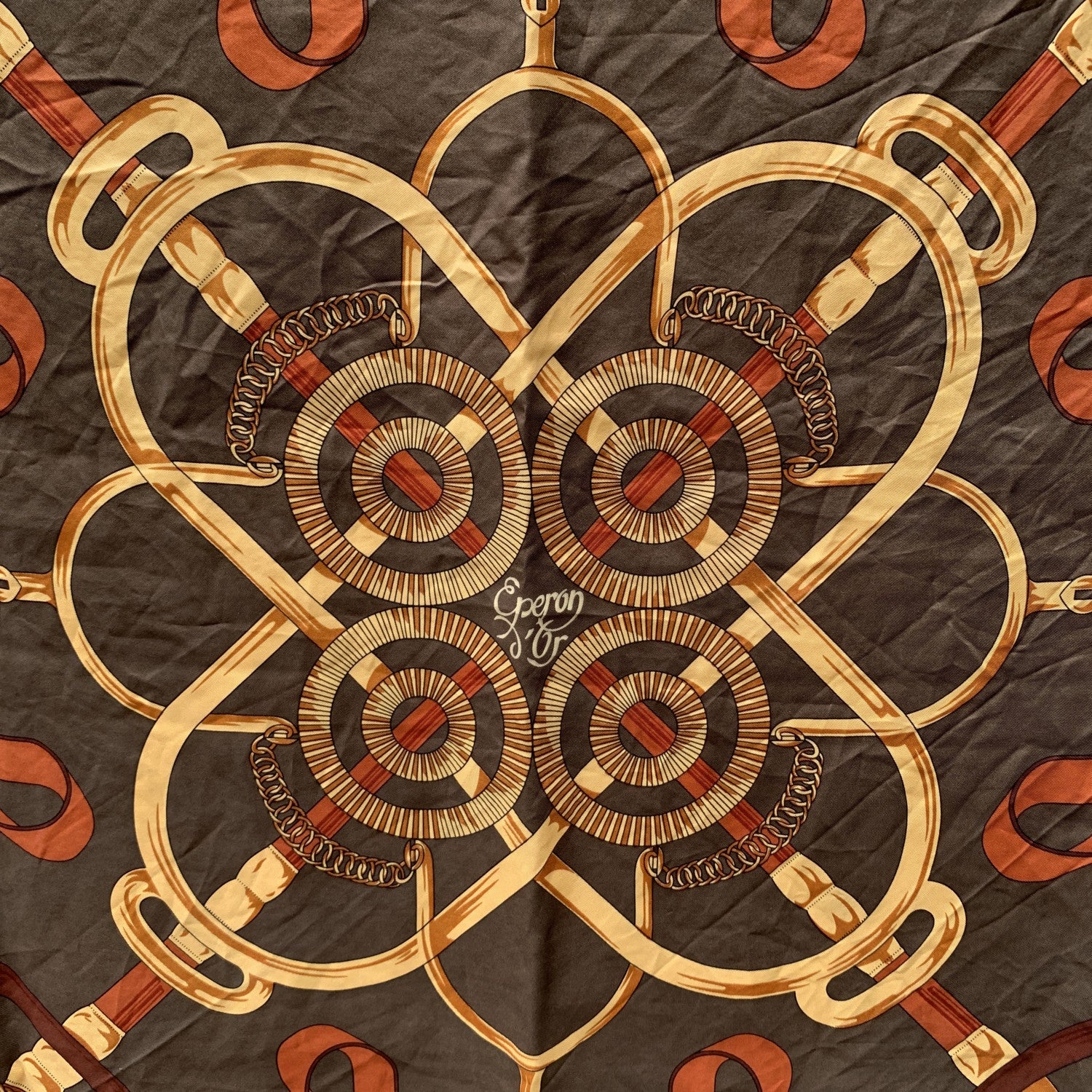 HERMES Scarves Eperon D'Or