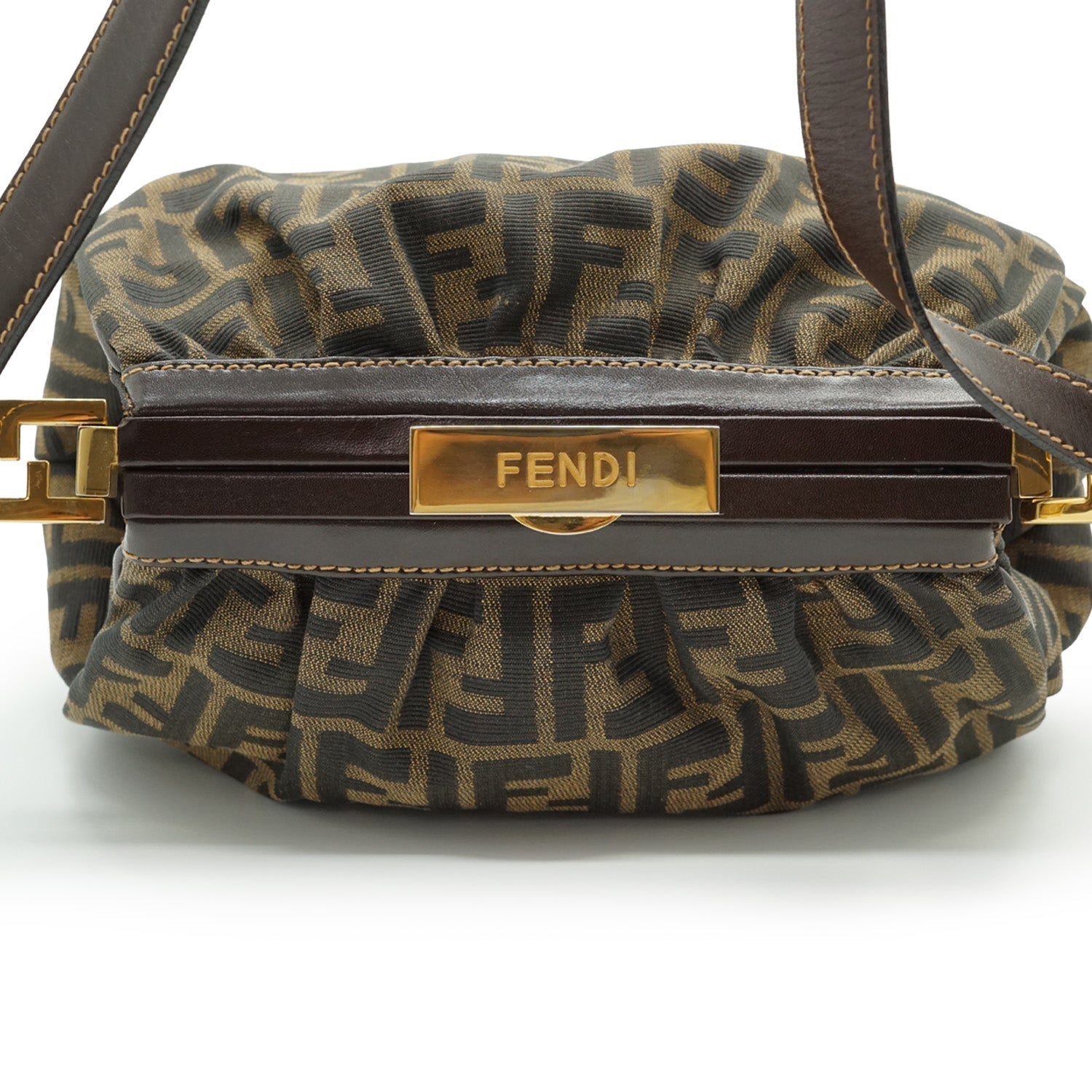 Fendi Zucca Shoulder Bags