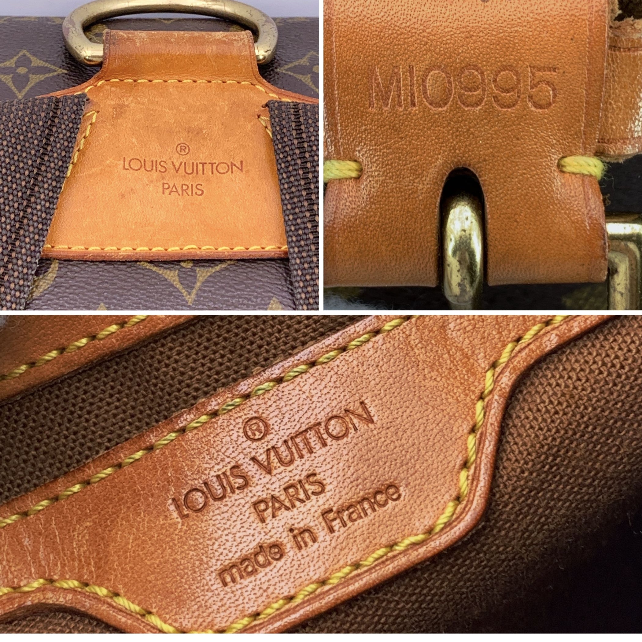LOUIS VUITTON Backpacks Montsouris Vintage