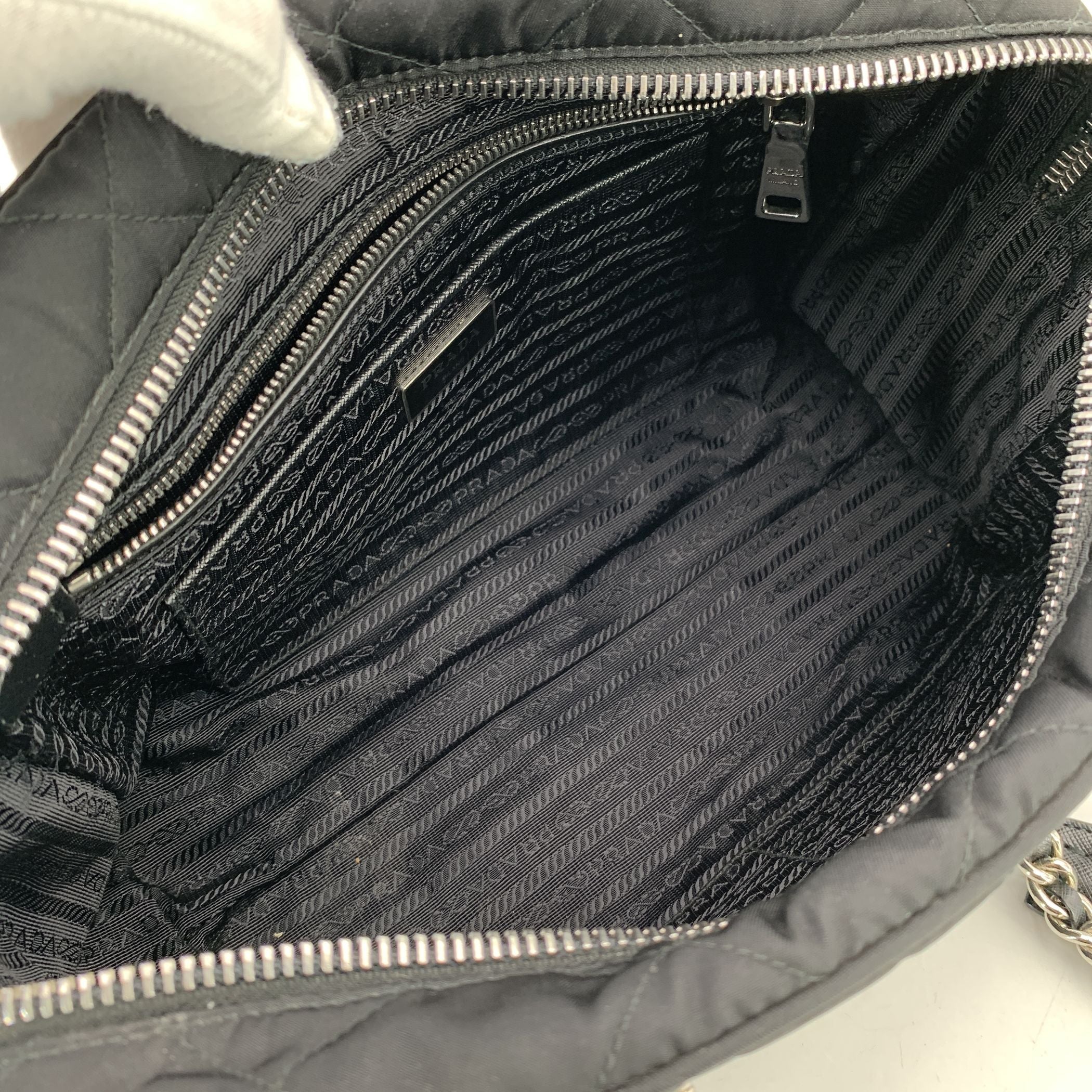 PRADA Shoulder Bags Tessuto