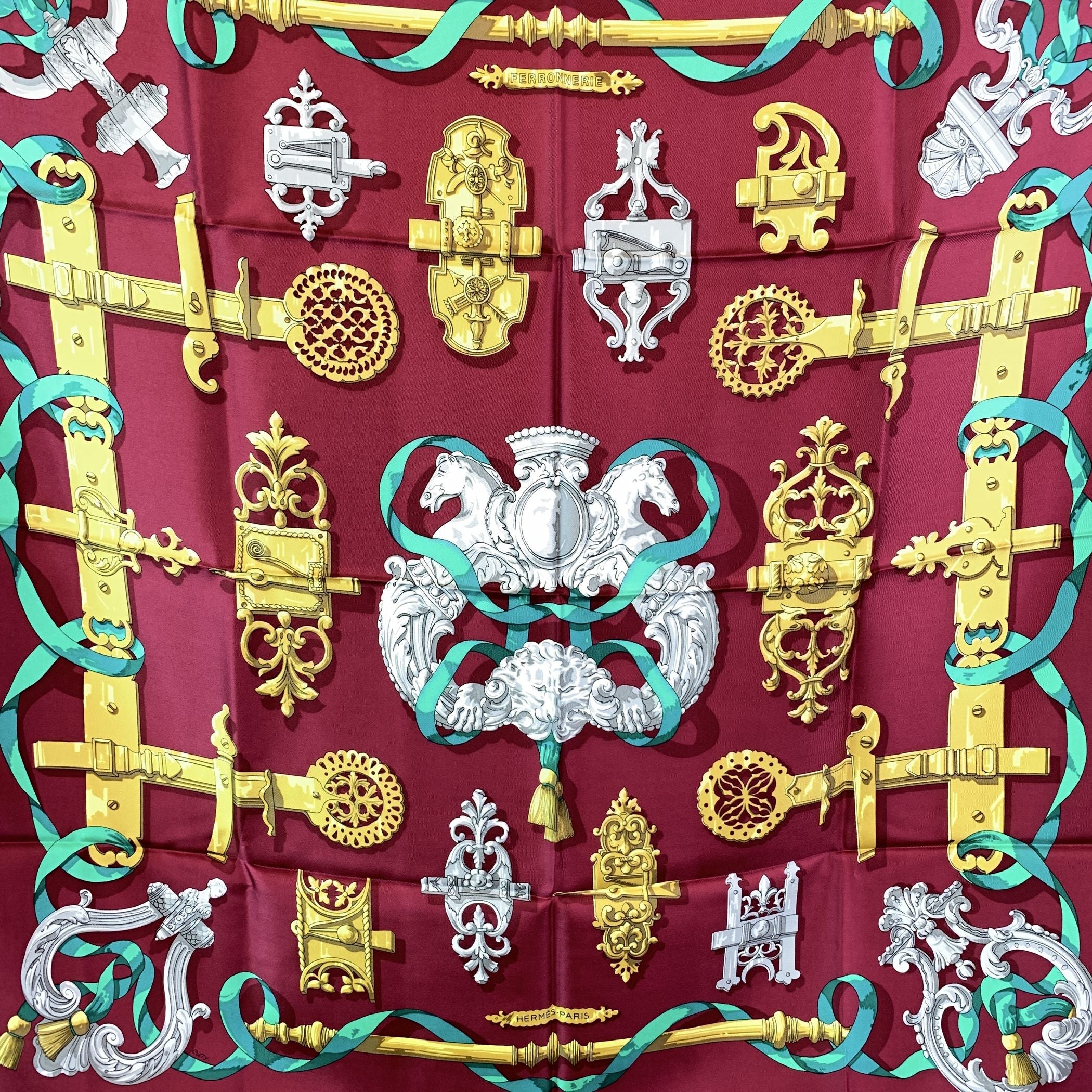 HERMES Scarves Ferronnerie