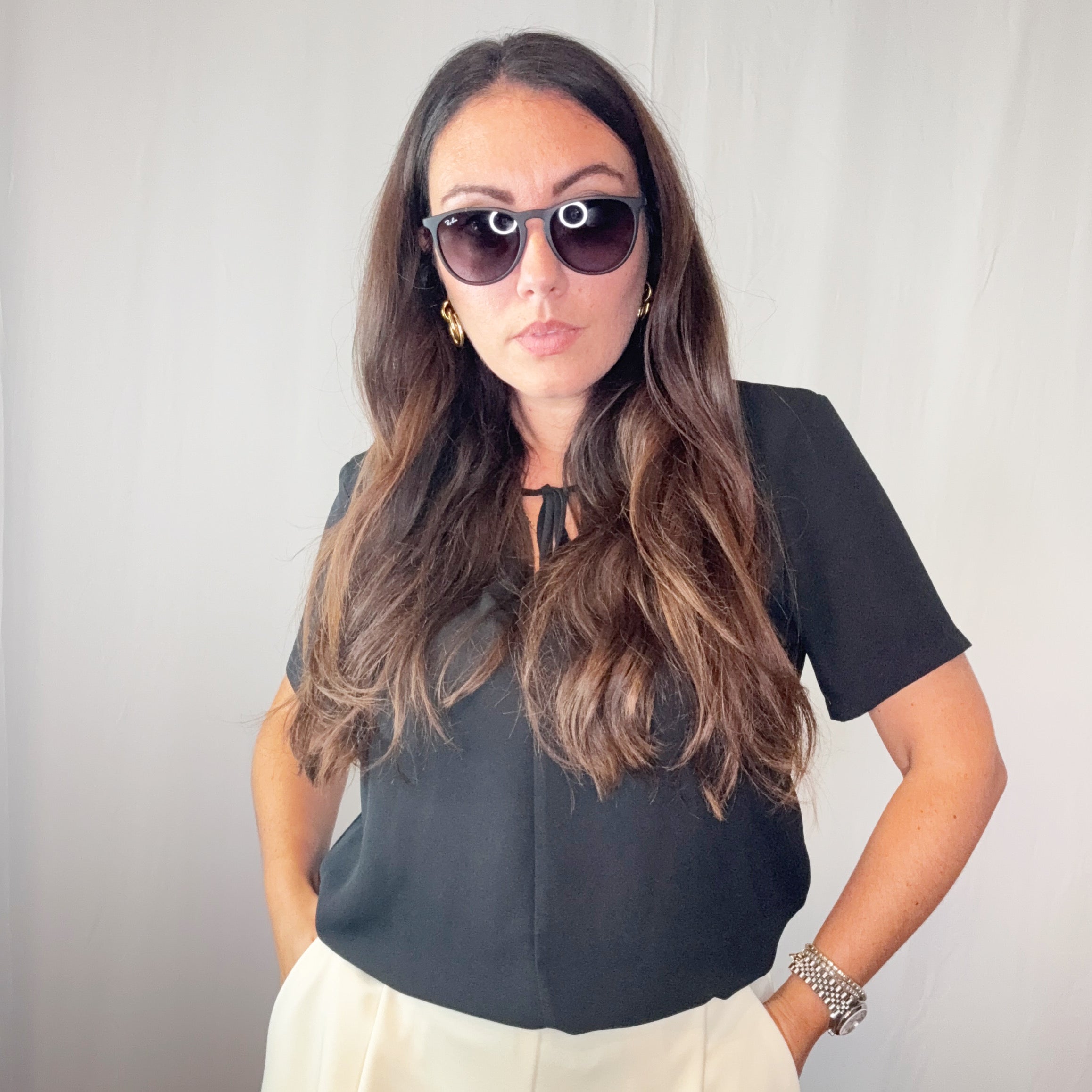Ray-Ban Unisex-Sonnenbrille RB4171 Erika aus mattiertem Gummi, Blau