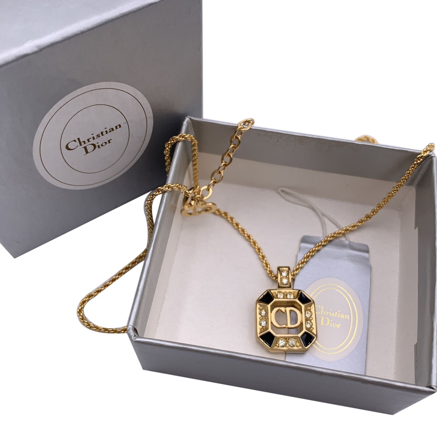 Pre-Owned Christian Dior CD Logo Necklace Brand Accessory Women's (Good) -  Walmart.com