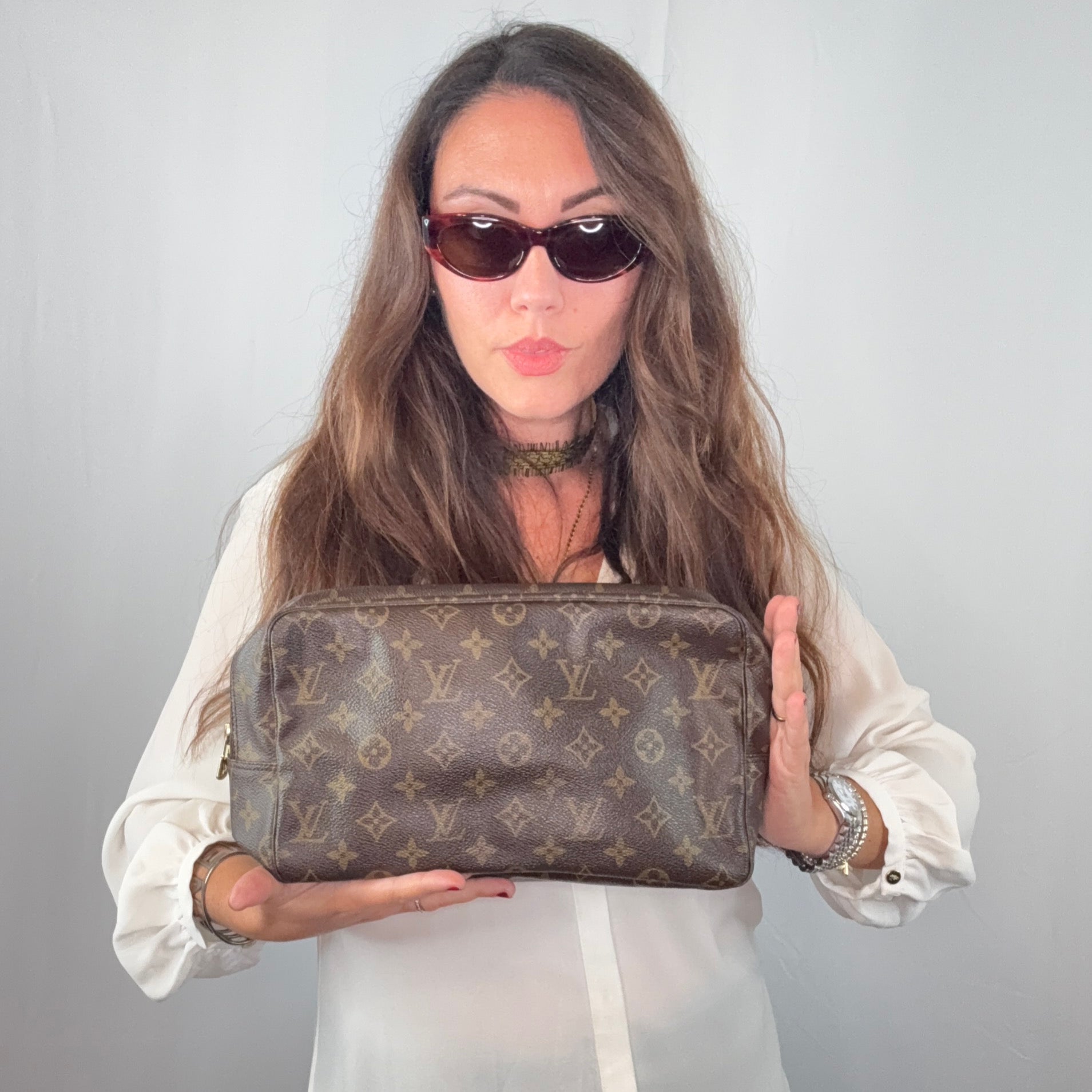 Louis Vuitton Vintage Monogram Trousse de Toilette 28 Kosmetiktasche