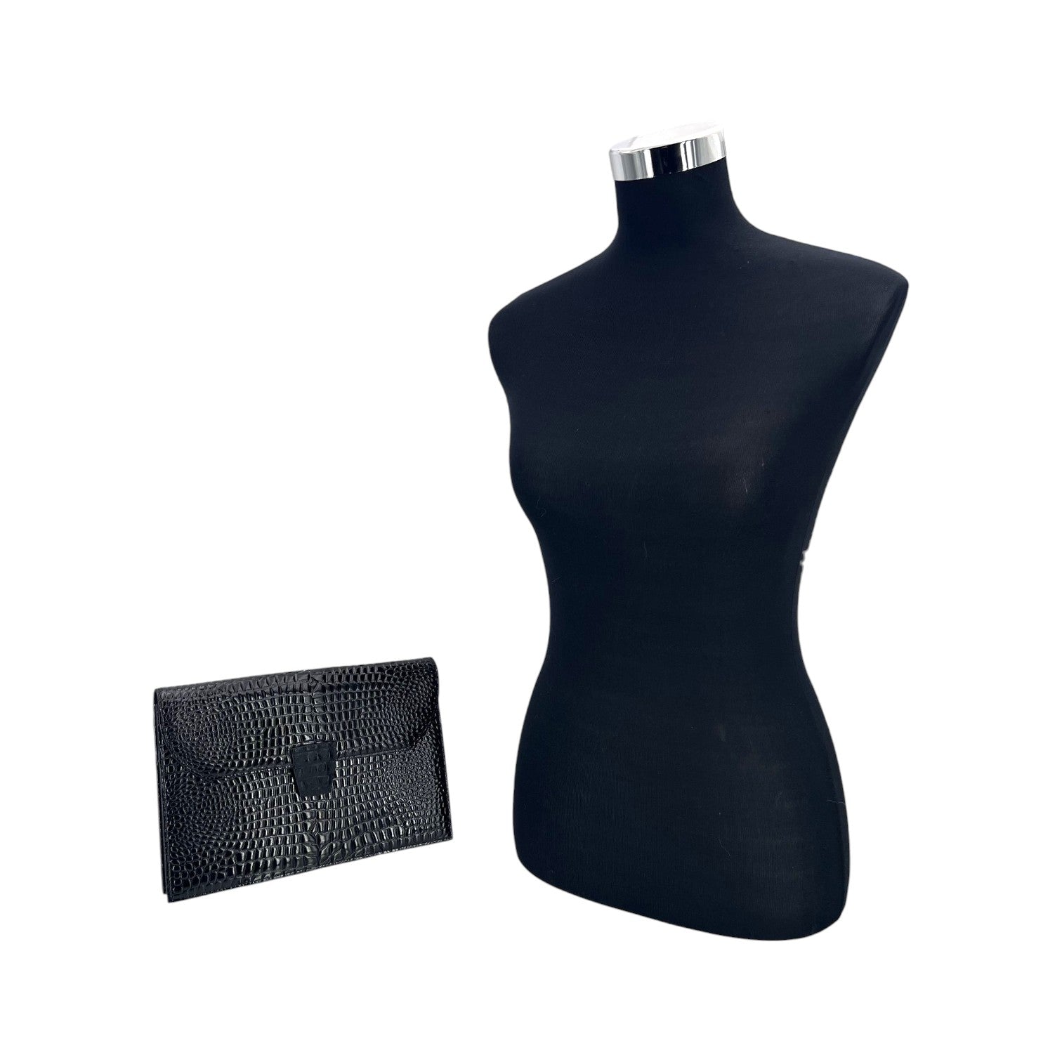 Yves Saint Laurent Embossed Clutch Clutches