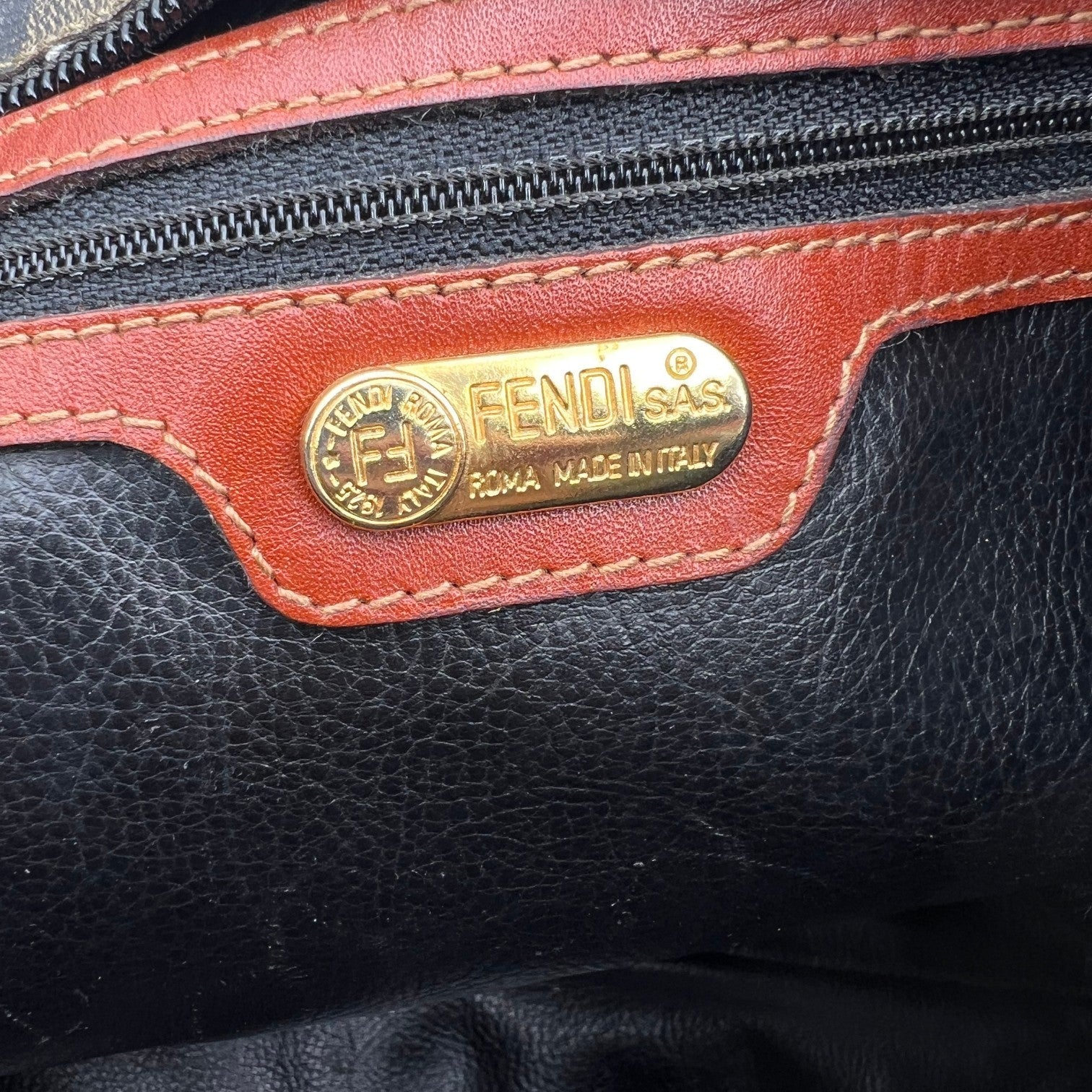 Fendi Pequin Tote Totes