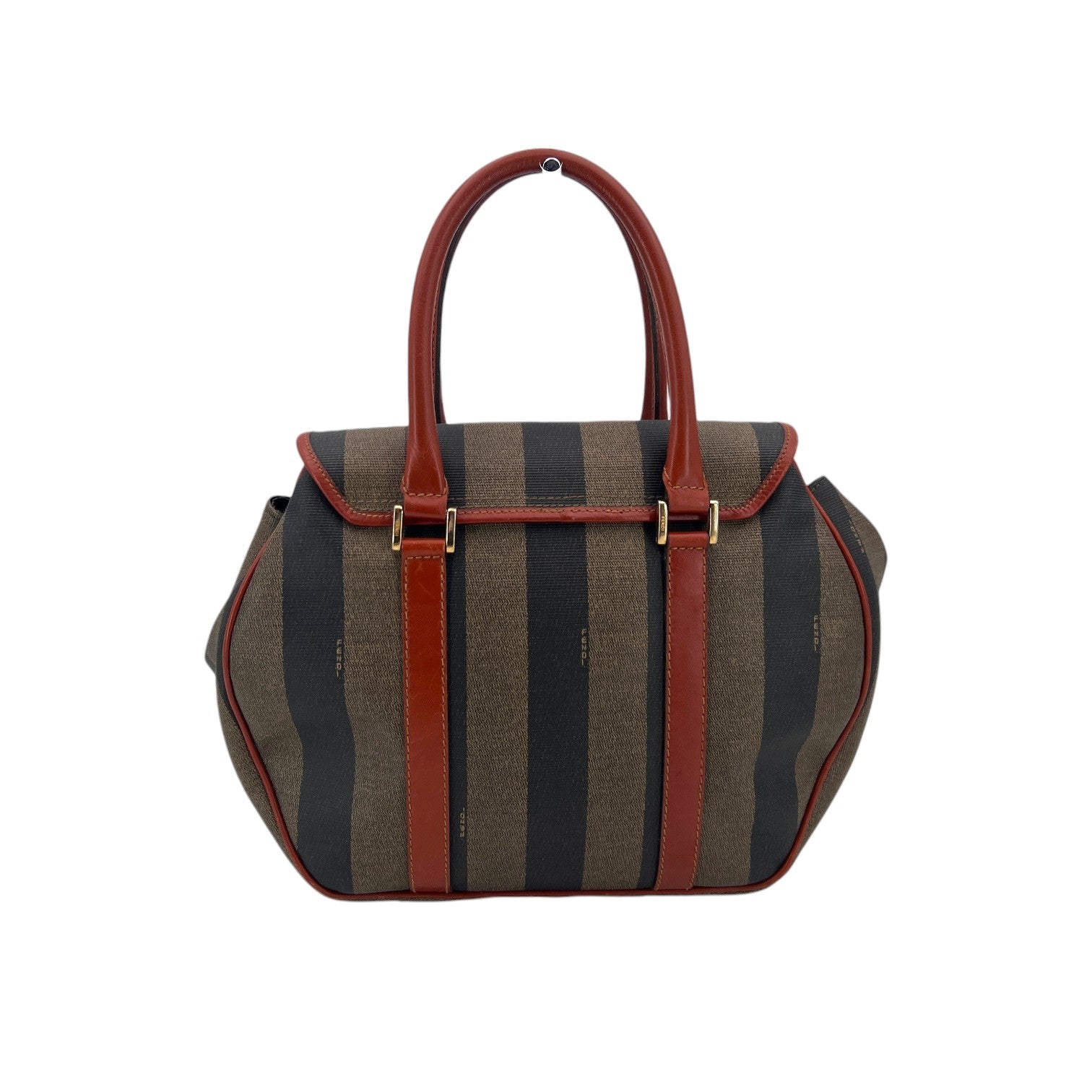 Fendi Pequin Satchel Handbags