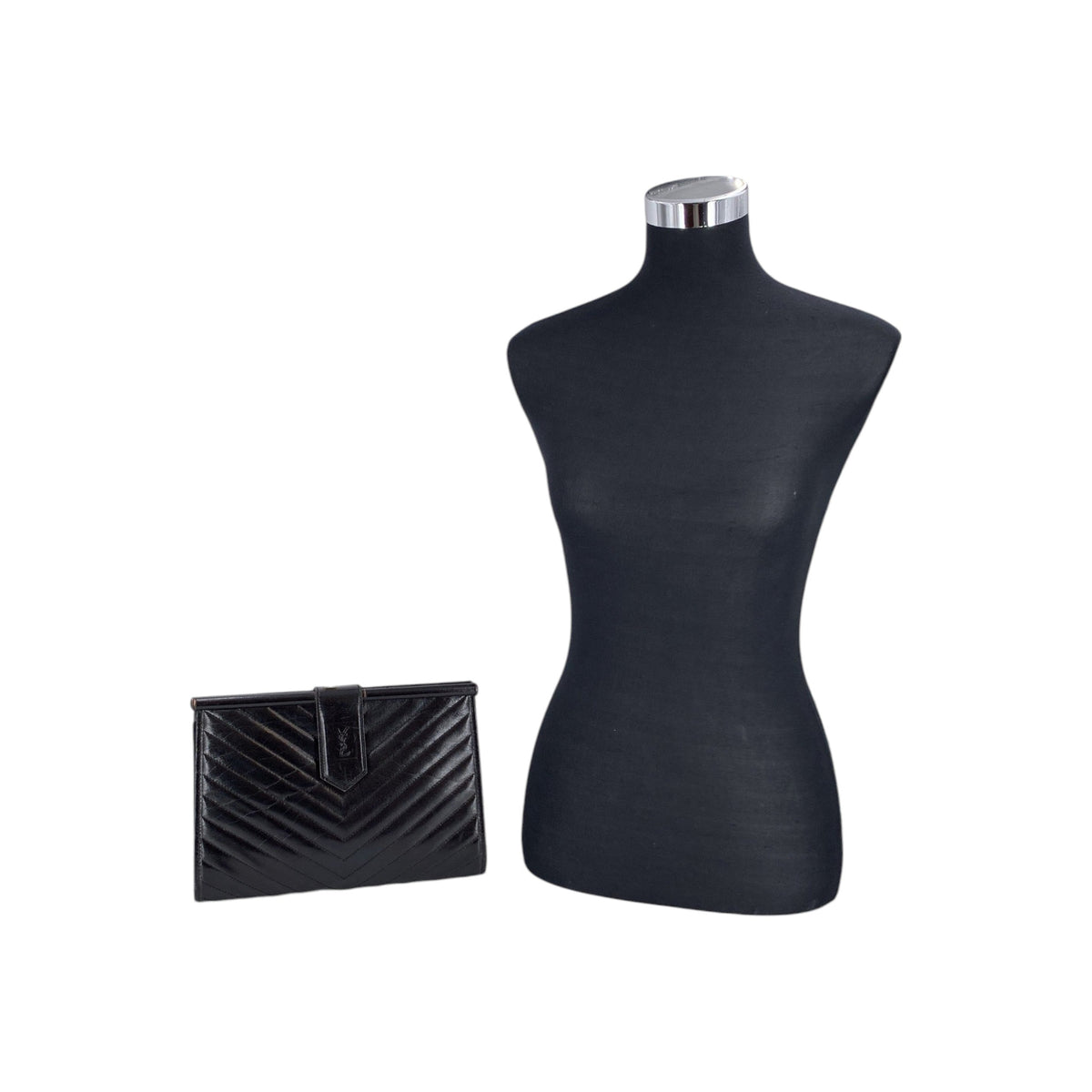 Yves Saint Laurent Chevron Quilted Clutches