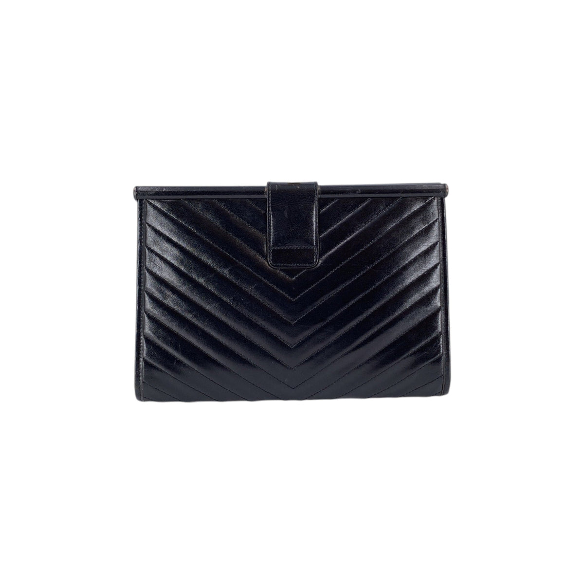 Yves Saint Laurent Chevron Quilted Clutches
