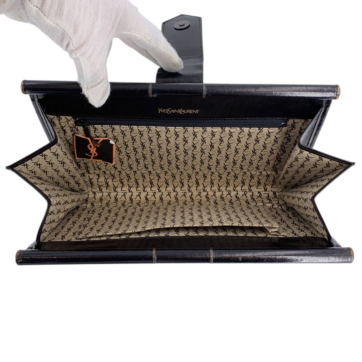 Yves Saint Laurent Chevron Quilted Clutches