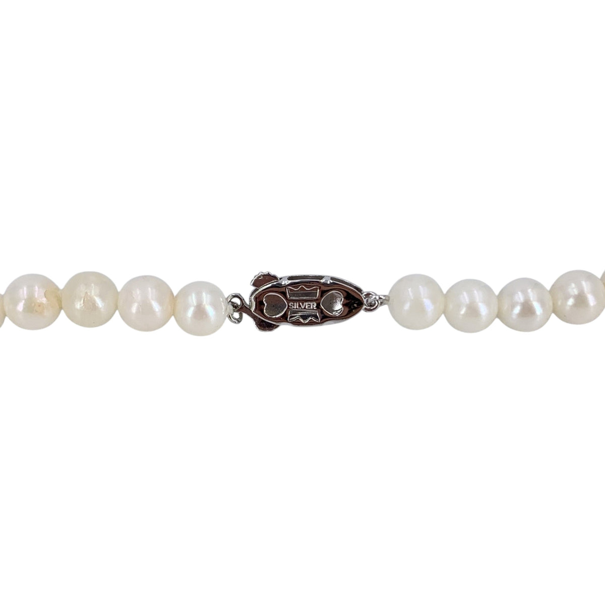 Akoya Filigree Silver Clasp Necklaces
