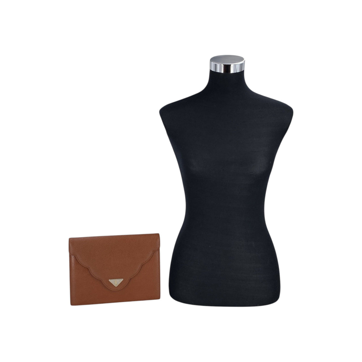 Yves Saint Laurent Scalloped Envelope Clutch Clutches