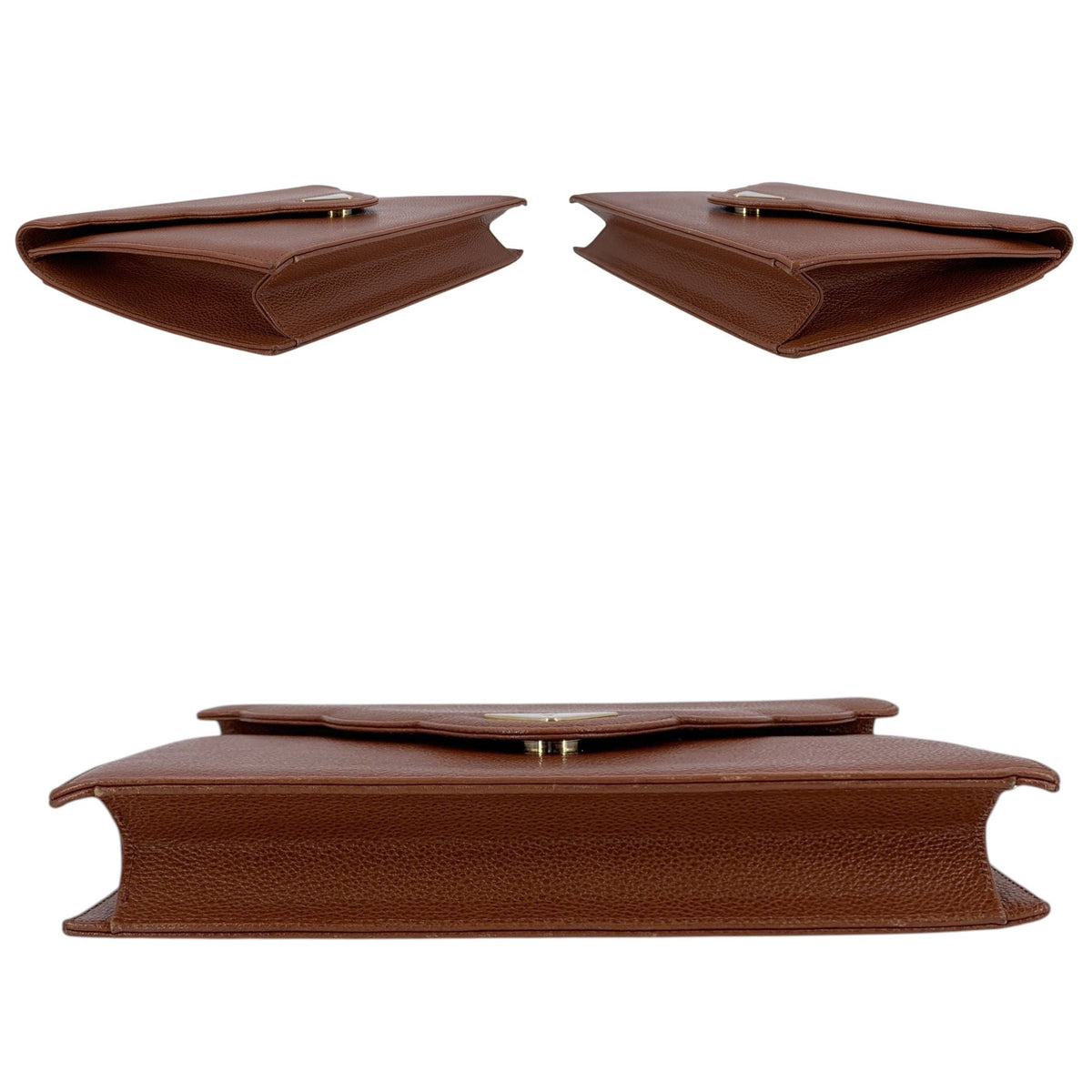 Yves Saint Laurent Scalloped Envelope Clutch Clutches