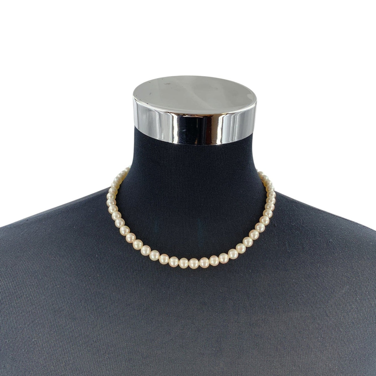 Akoya Pearls Floral Clasp Necklaces