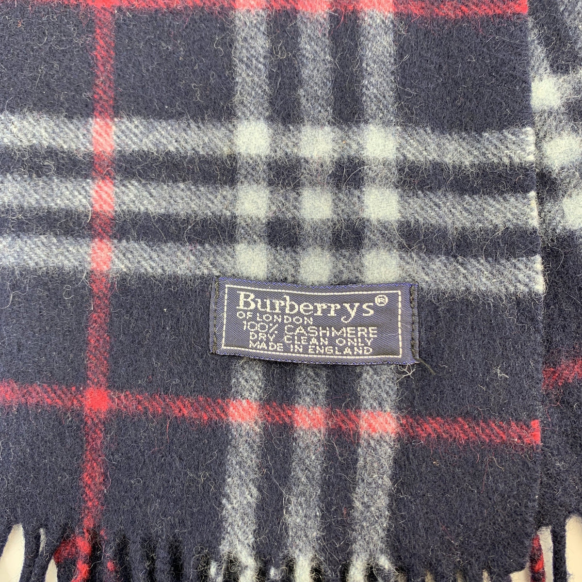 Burberry Check Cashmere Scarf Scarves