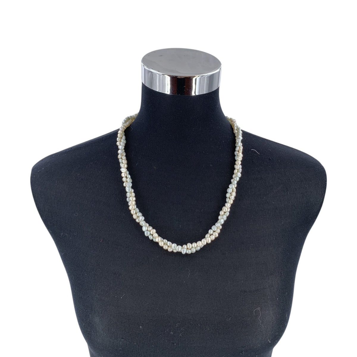 Freshwater Biwa Pearl Leaves Clasp Necklaces
