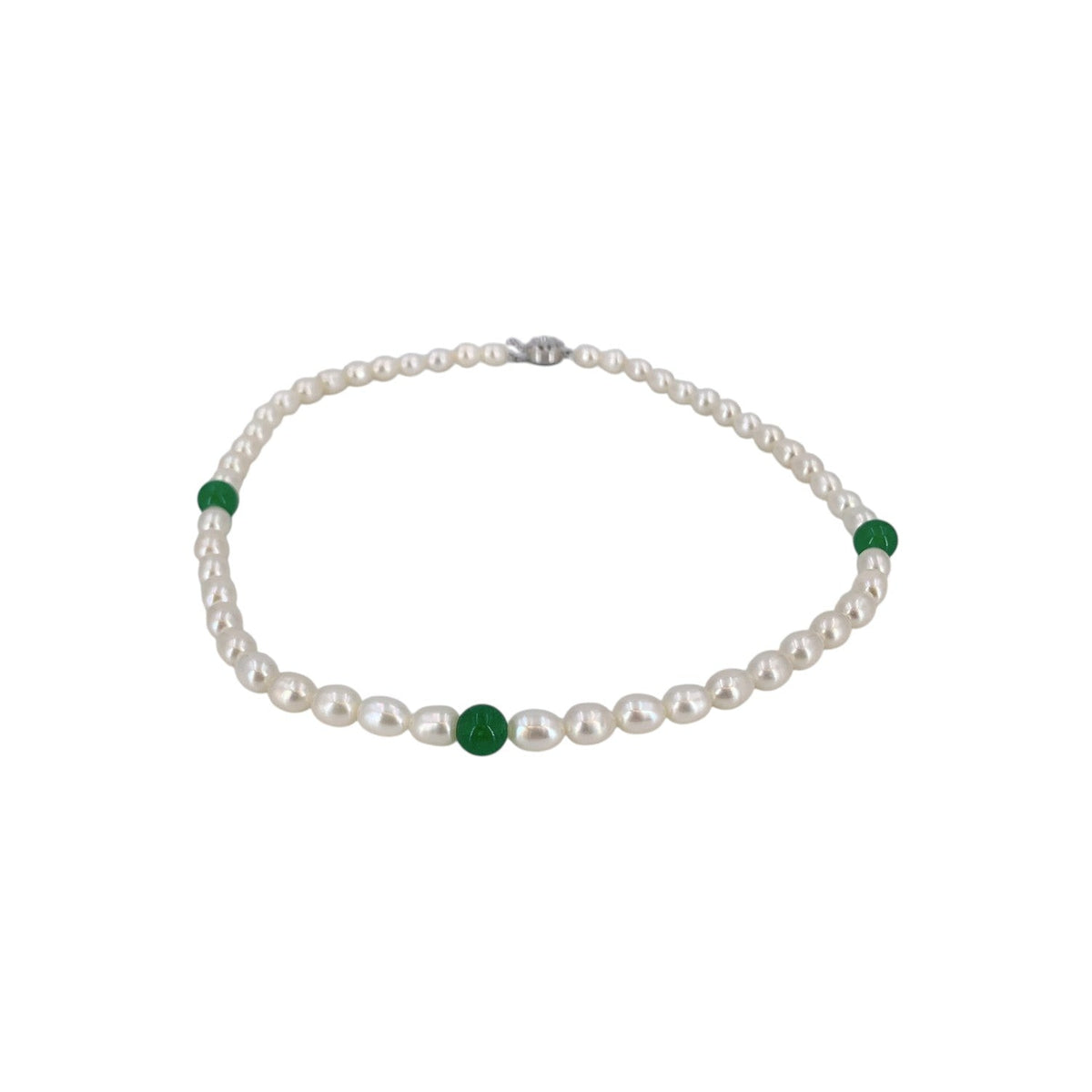 Freshwater Pearl Floral Clasp Necklaces