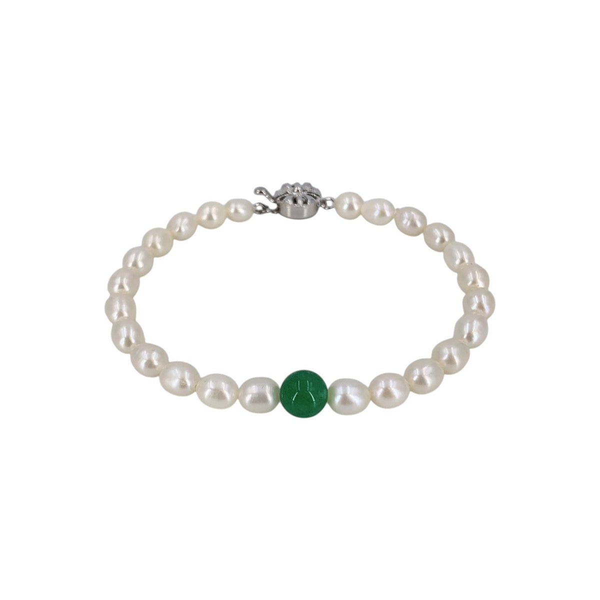 Freshwater Pearl Floral Clasp Necklaces