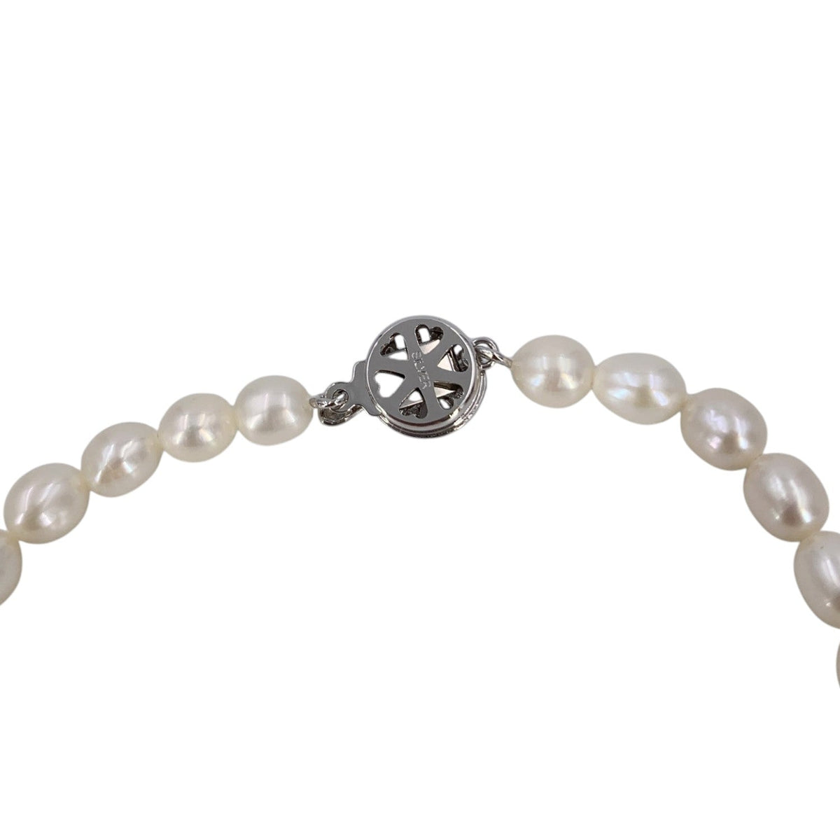 Freshwater Pearl Floral Clasp Necklaces