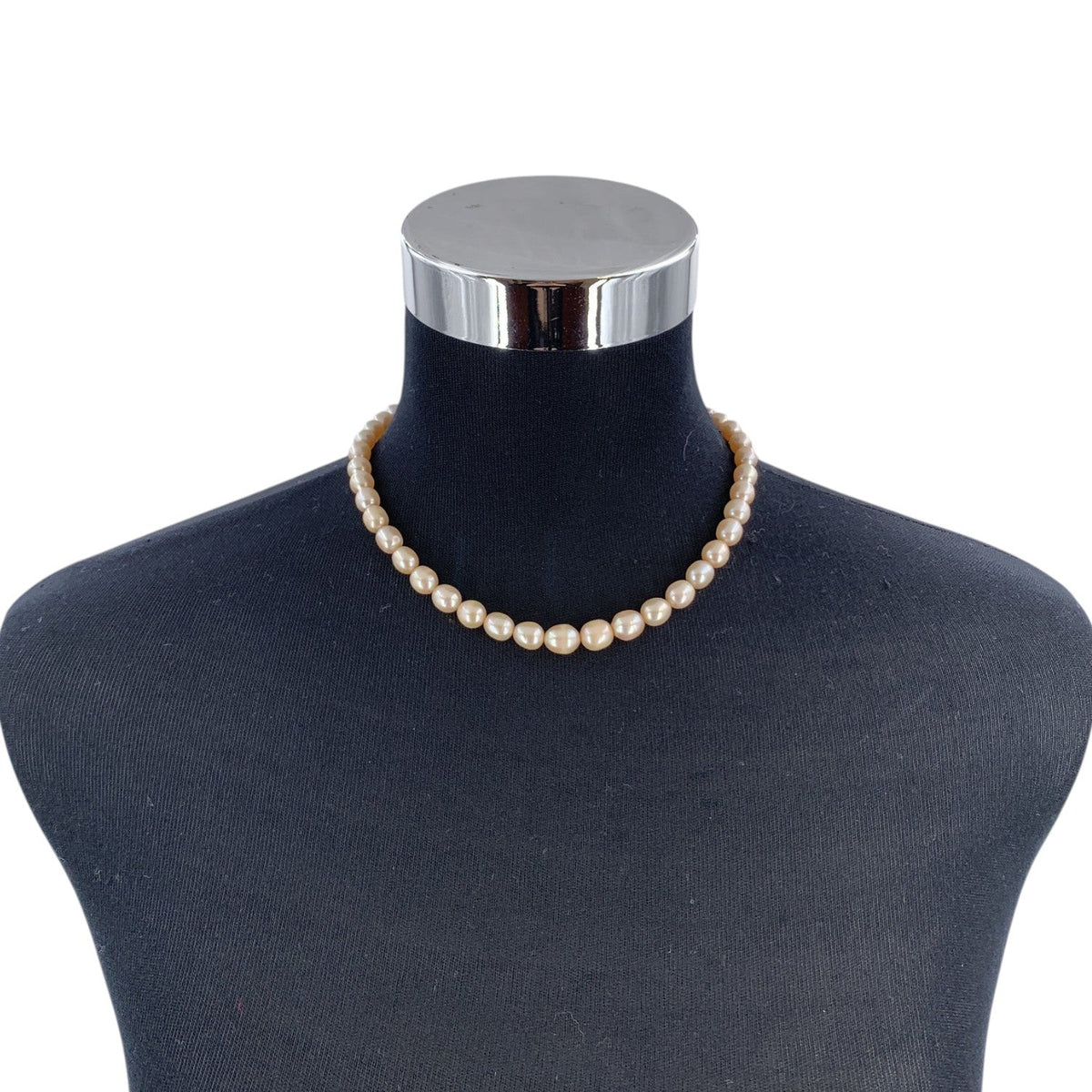 Freshwater Pearl Floral Clasp Necklaces