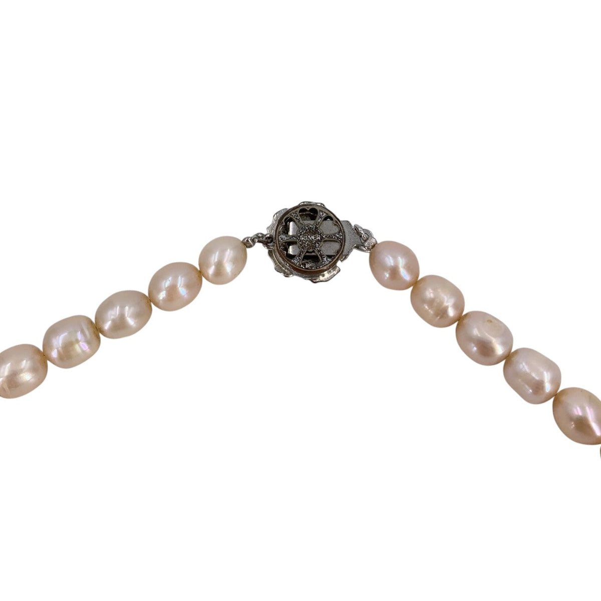 Freshwater Pearl Floral Clasp Necklaces