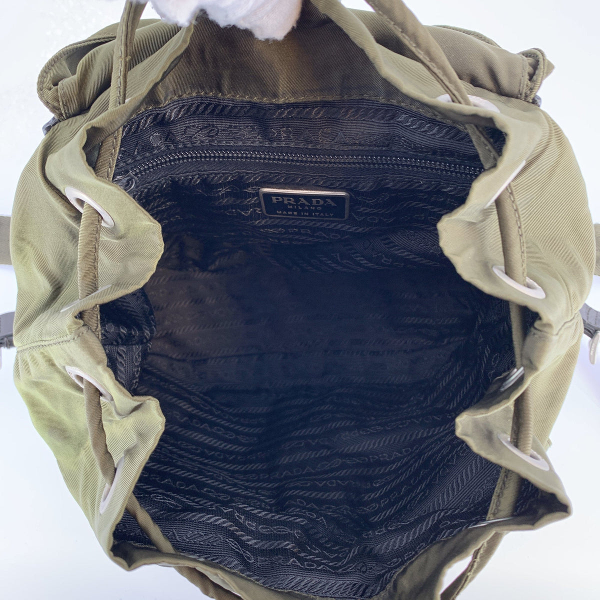 Prada Nylon Small Backpack Backpacks
