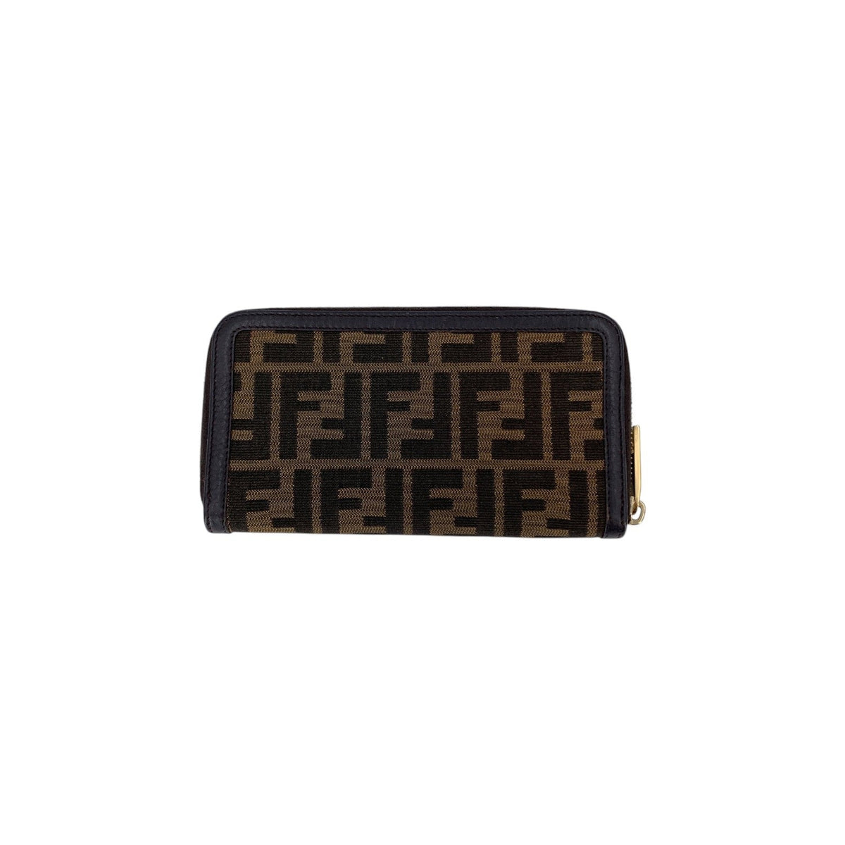 Fendi Zucca Zip Around Wallets