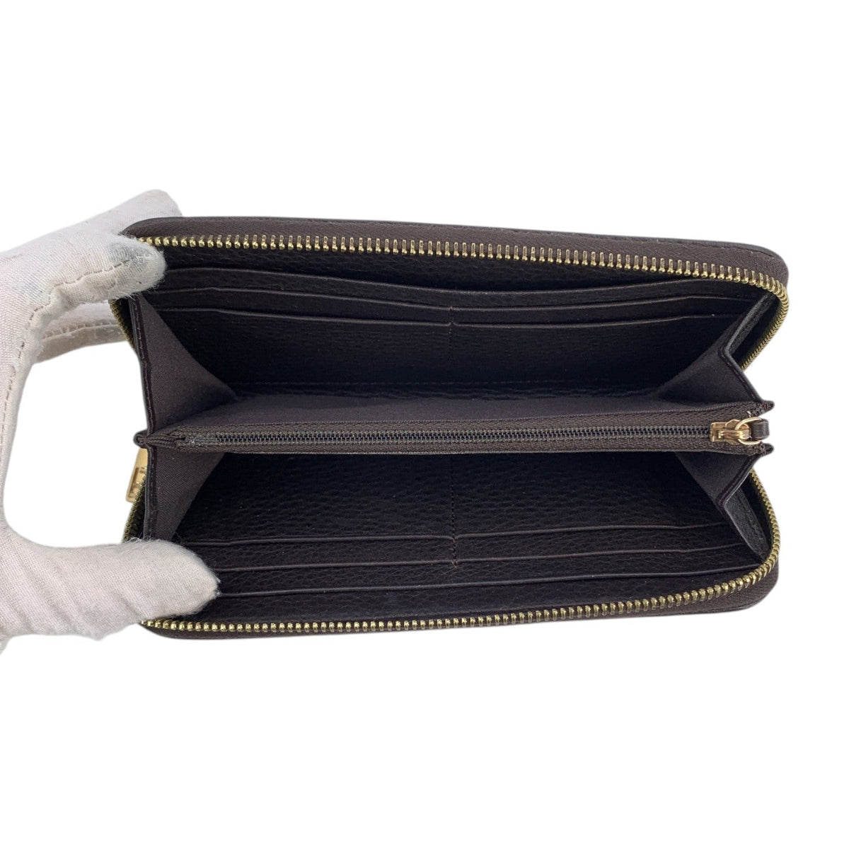 Fendi Zucca Zip Around Wallets