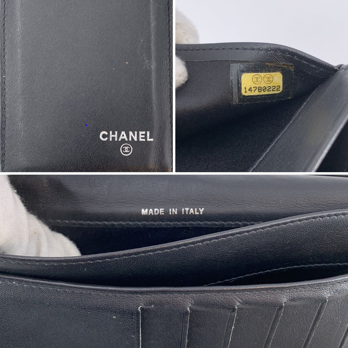 Chanel Patent Leather Camellia Wallets