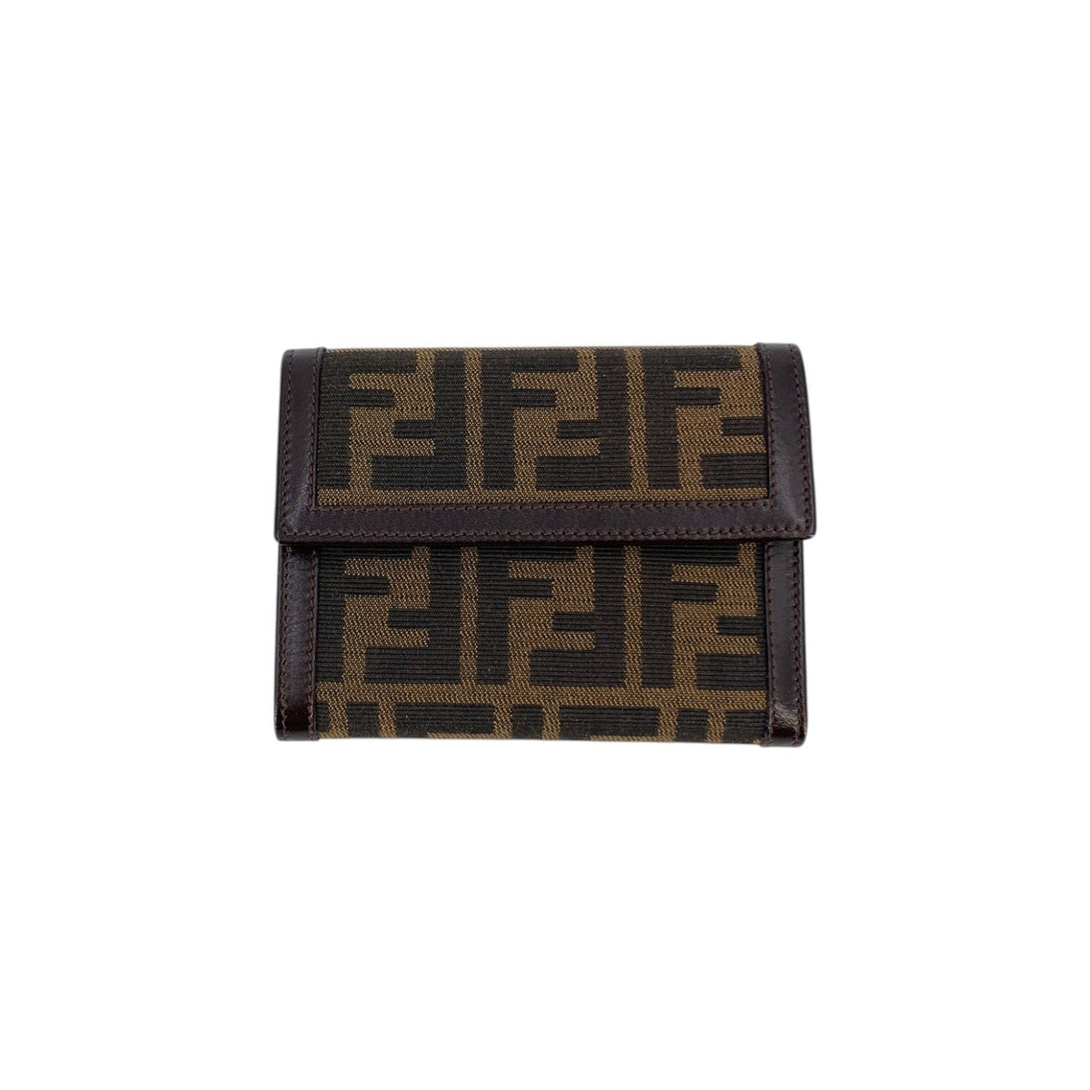 Fendi Zucca Trifold Wallets