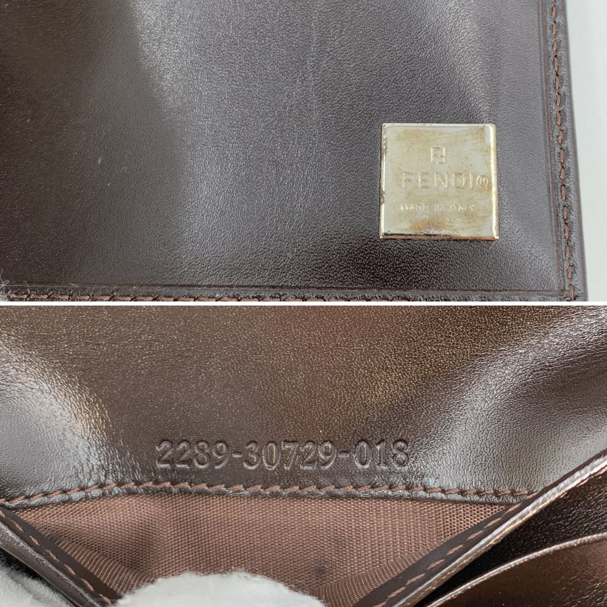 Fendi Zucca Trifold Wallets