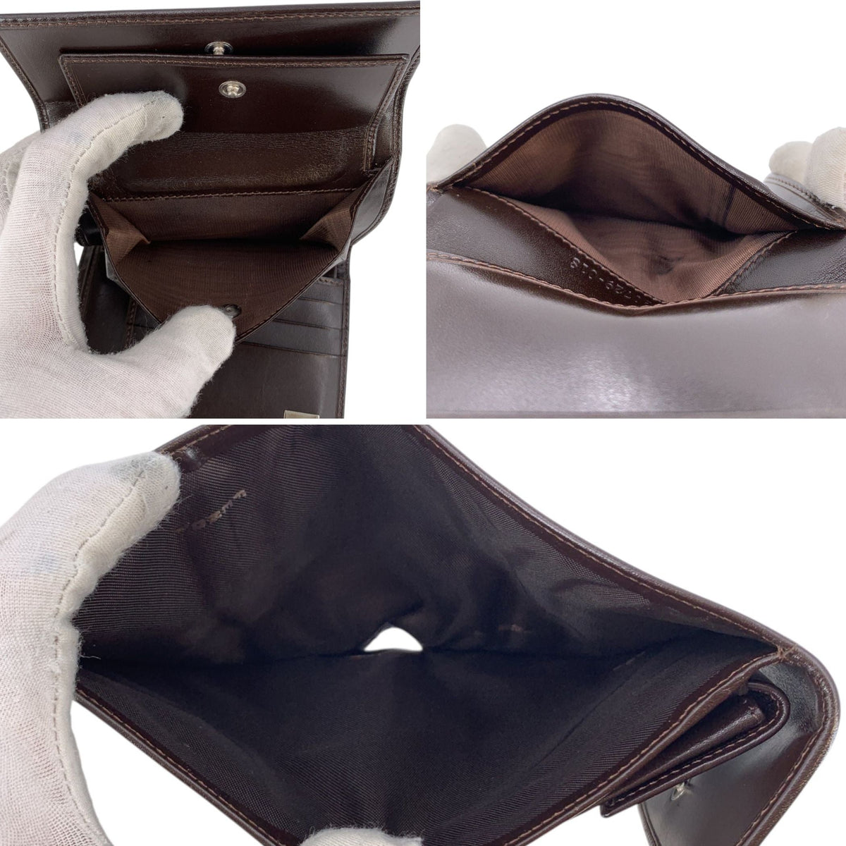 Fendi Zucca Trifold Wallets