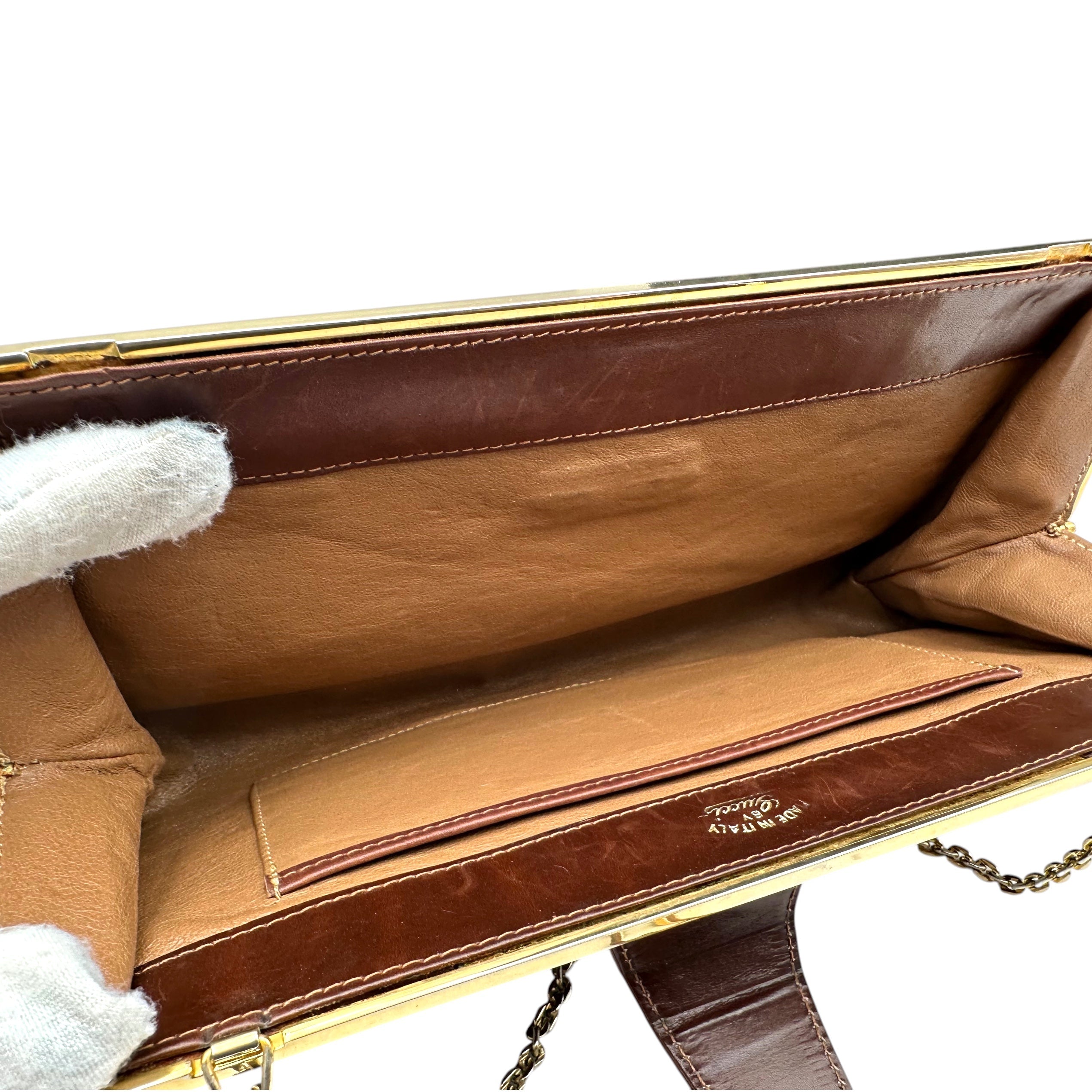 Gucci Suede G Buckle Shoulder Bags